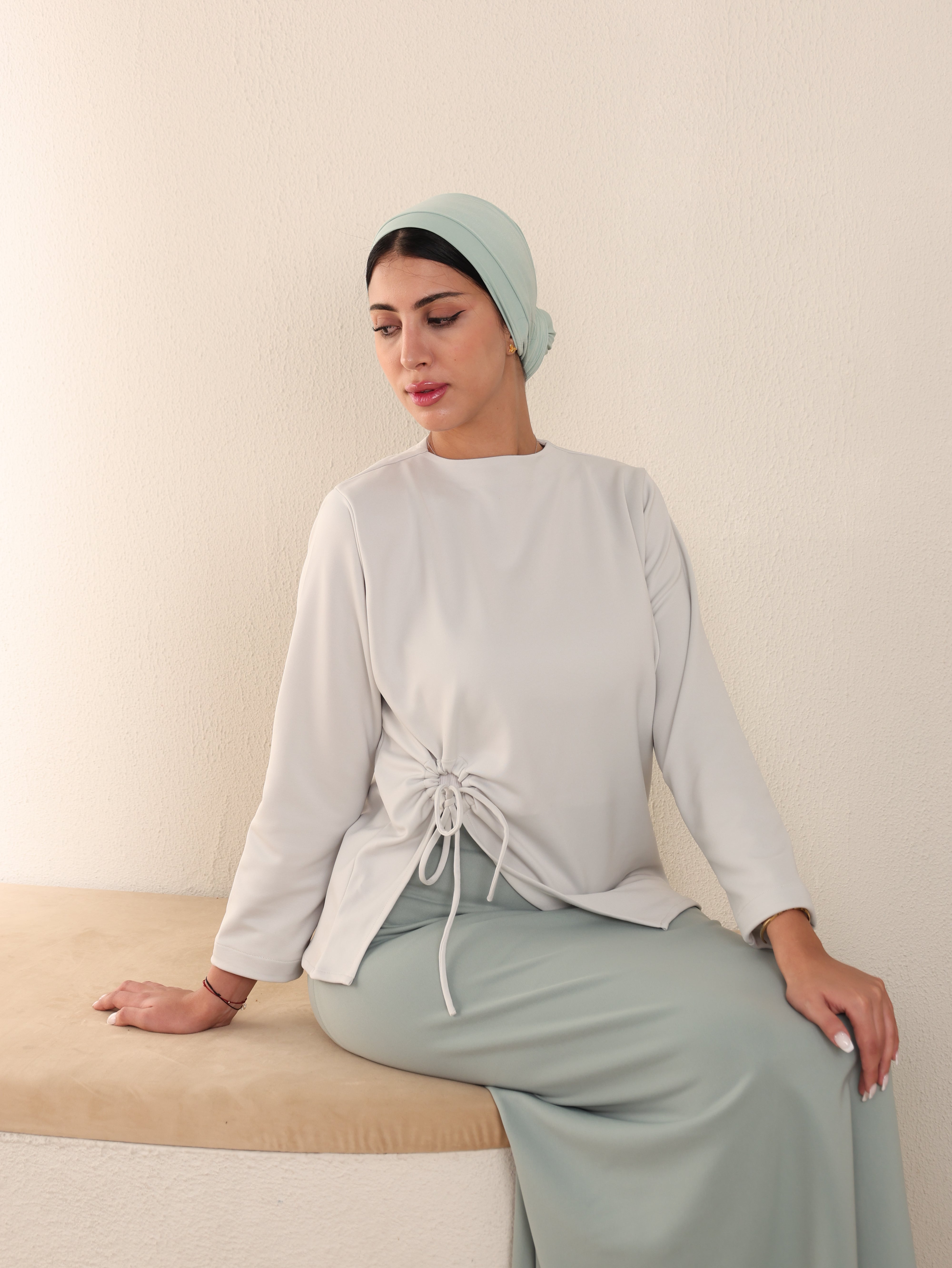 ZARA WRAP TOP & SKIRT SET – Heavy Scuba Collection