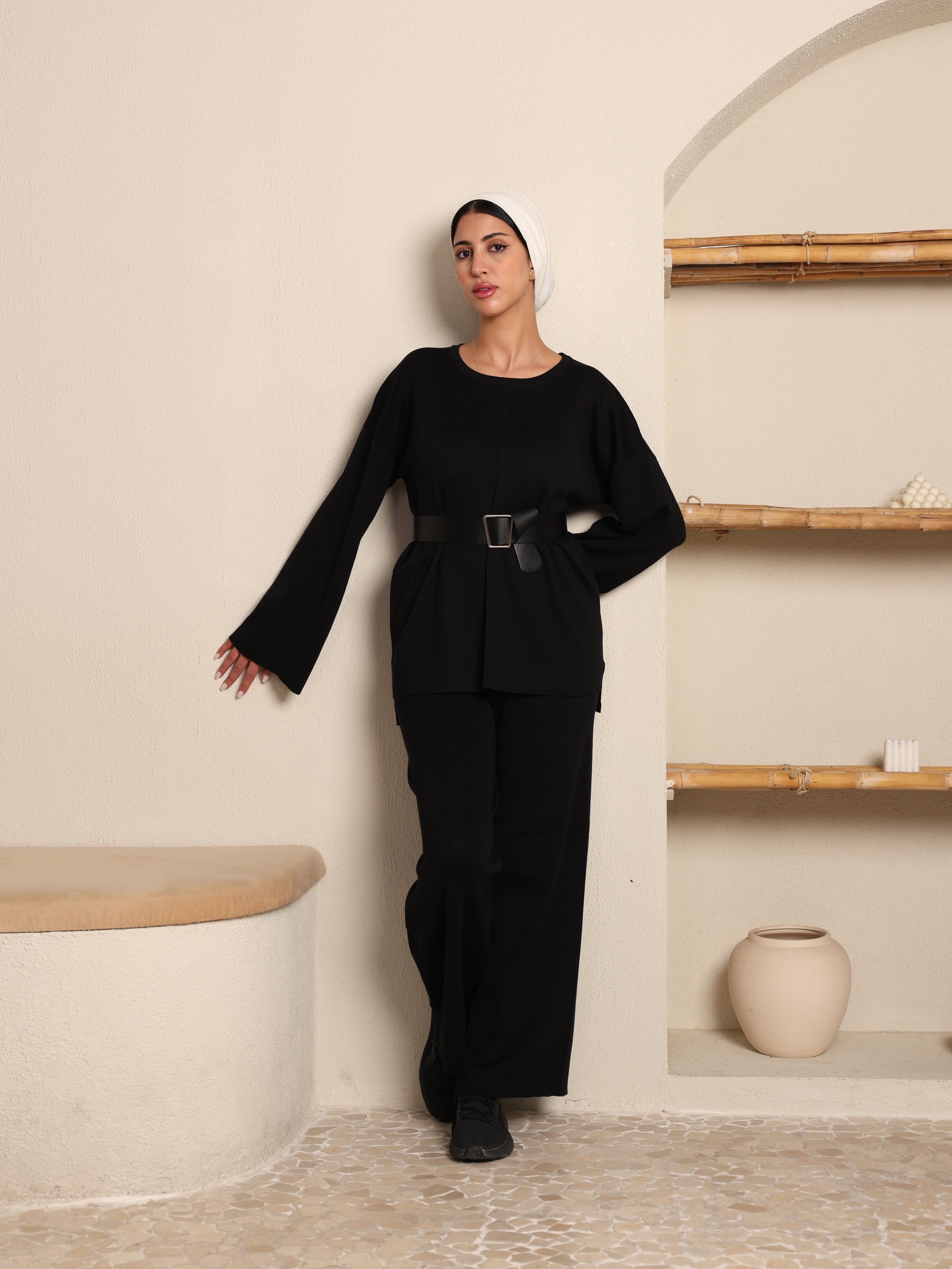 NOOR JERSEY TOP & PANT SET