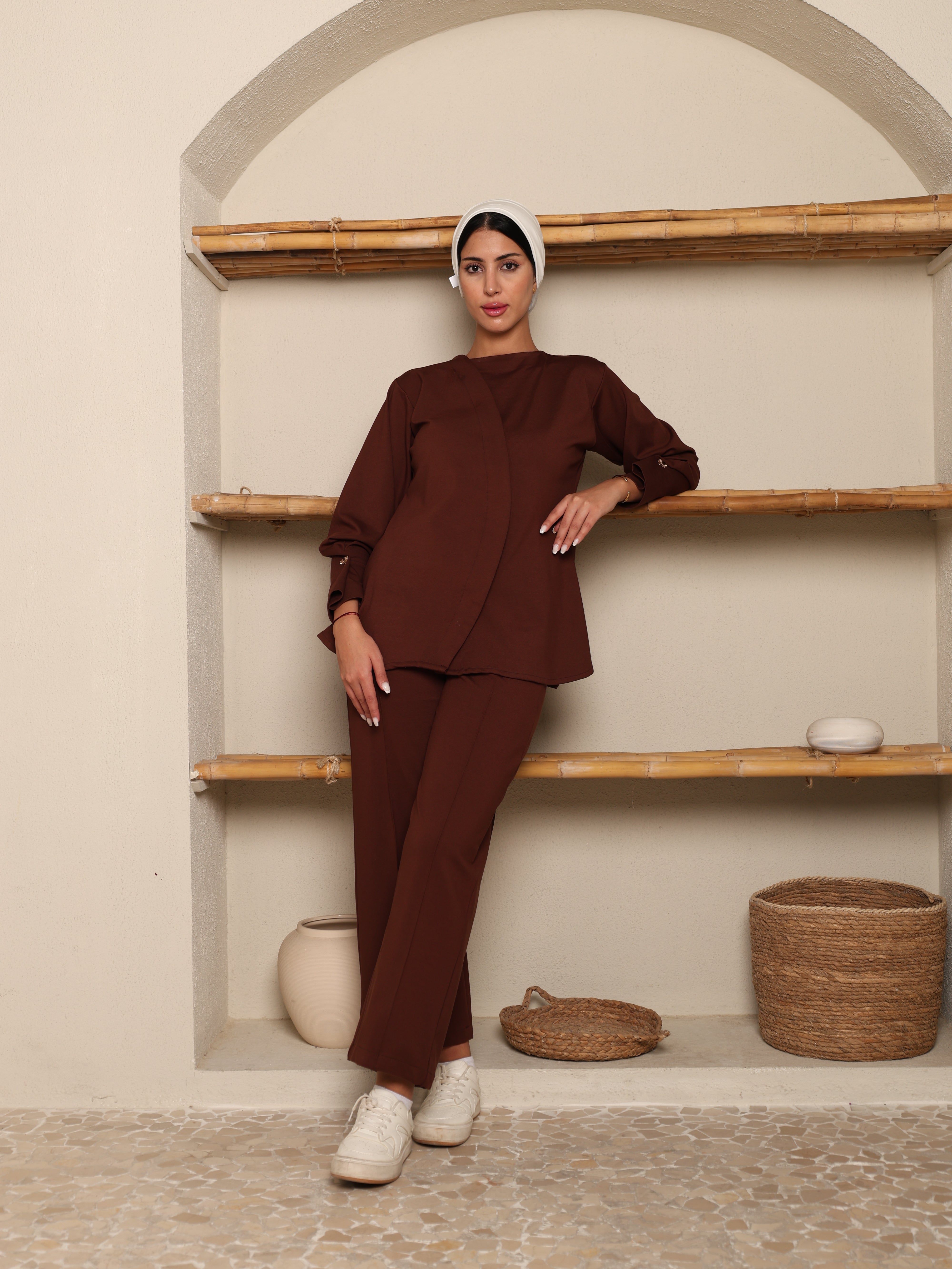 NOOR JERSEY TOP & PANT SET