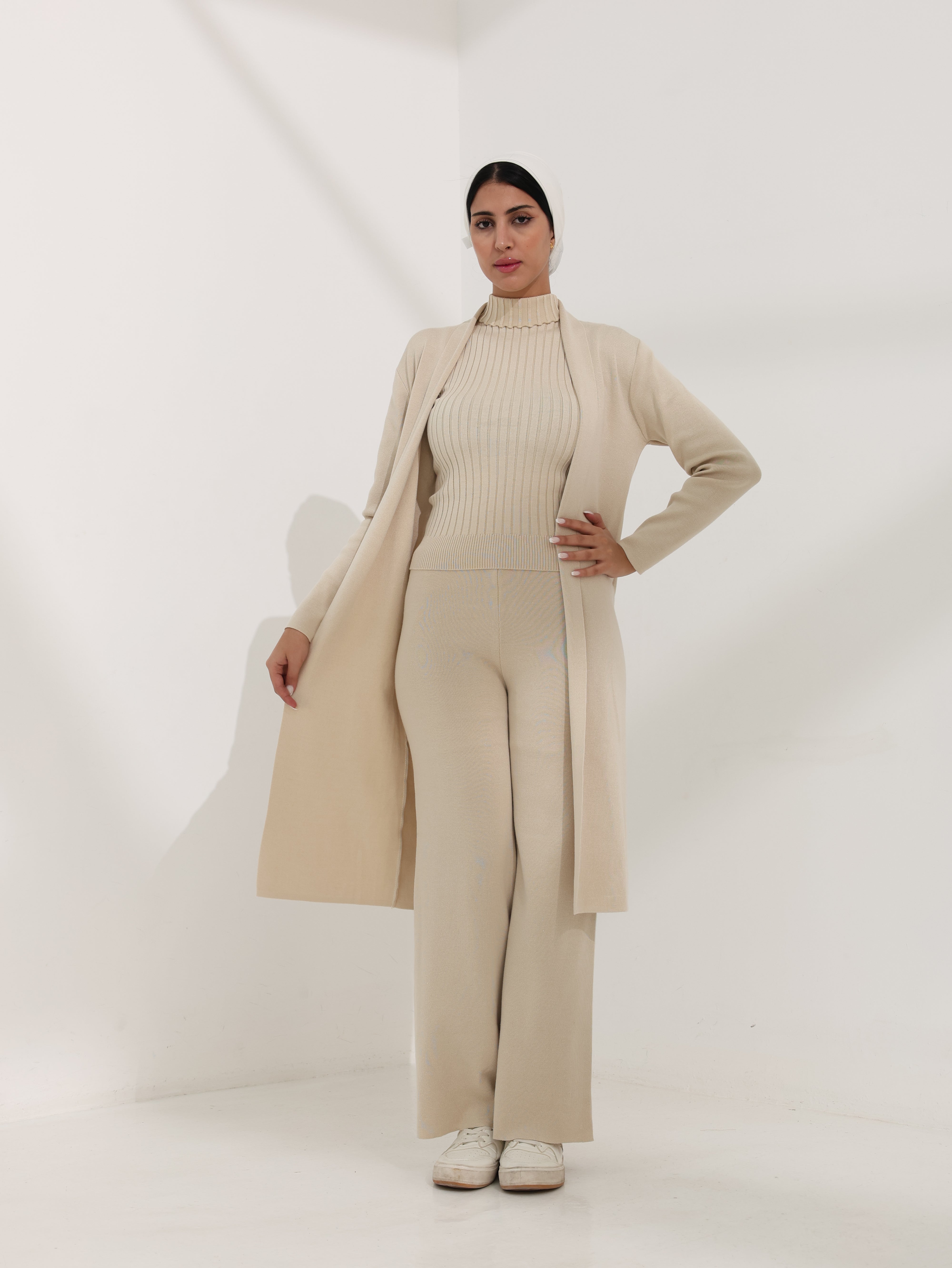 3-Piece Wool Knit Set