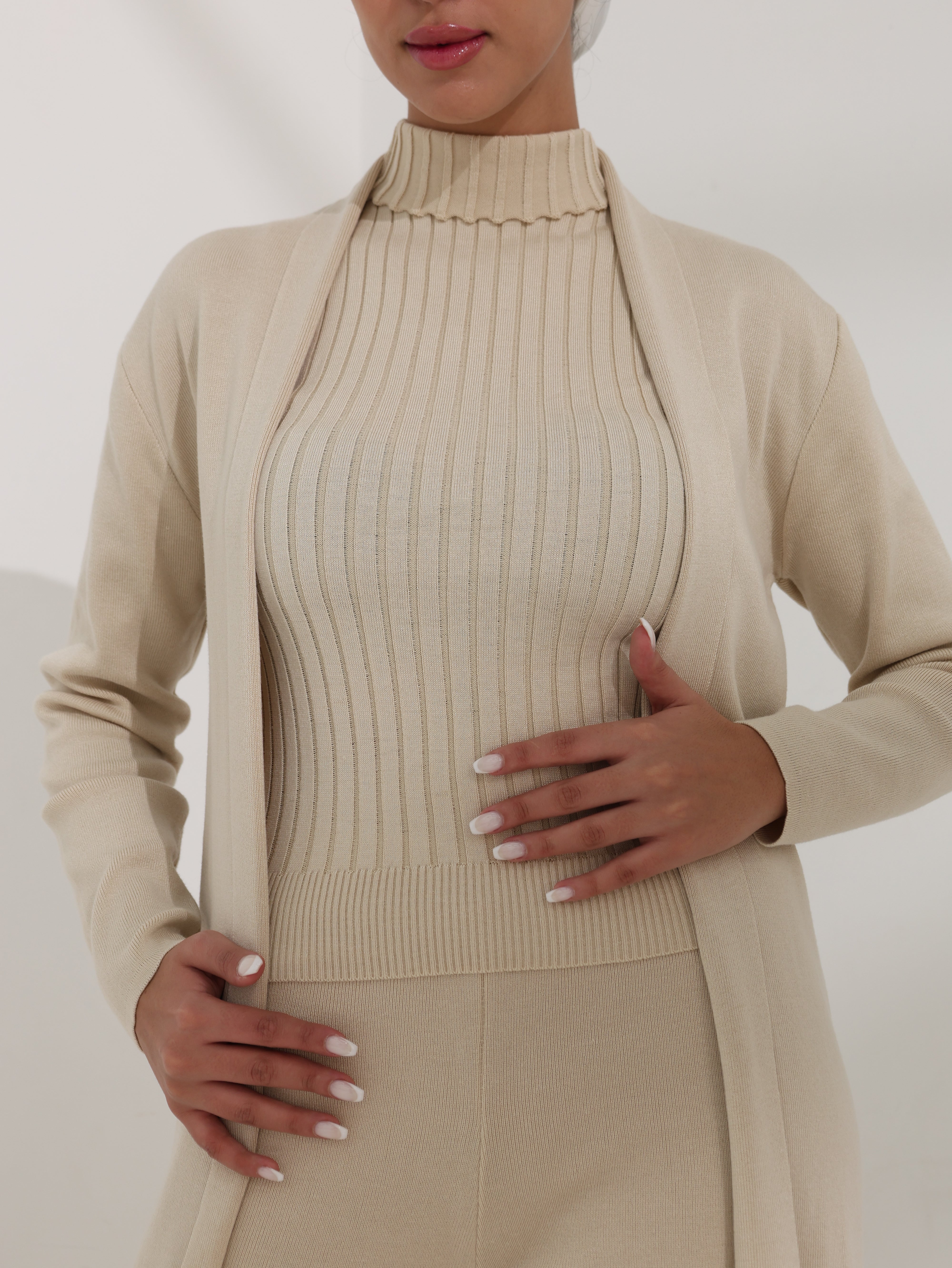 3-Piece Wool Knit Set