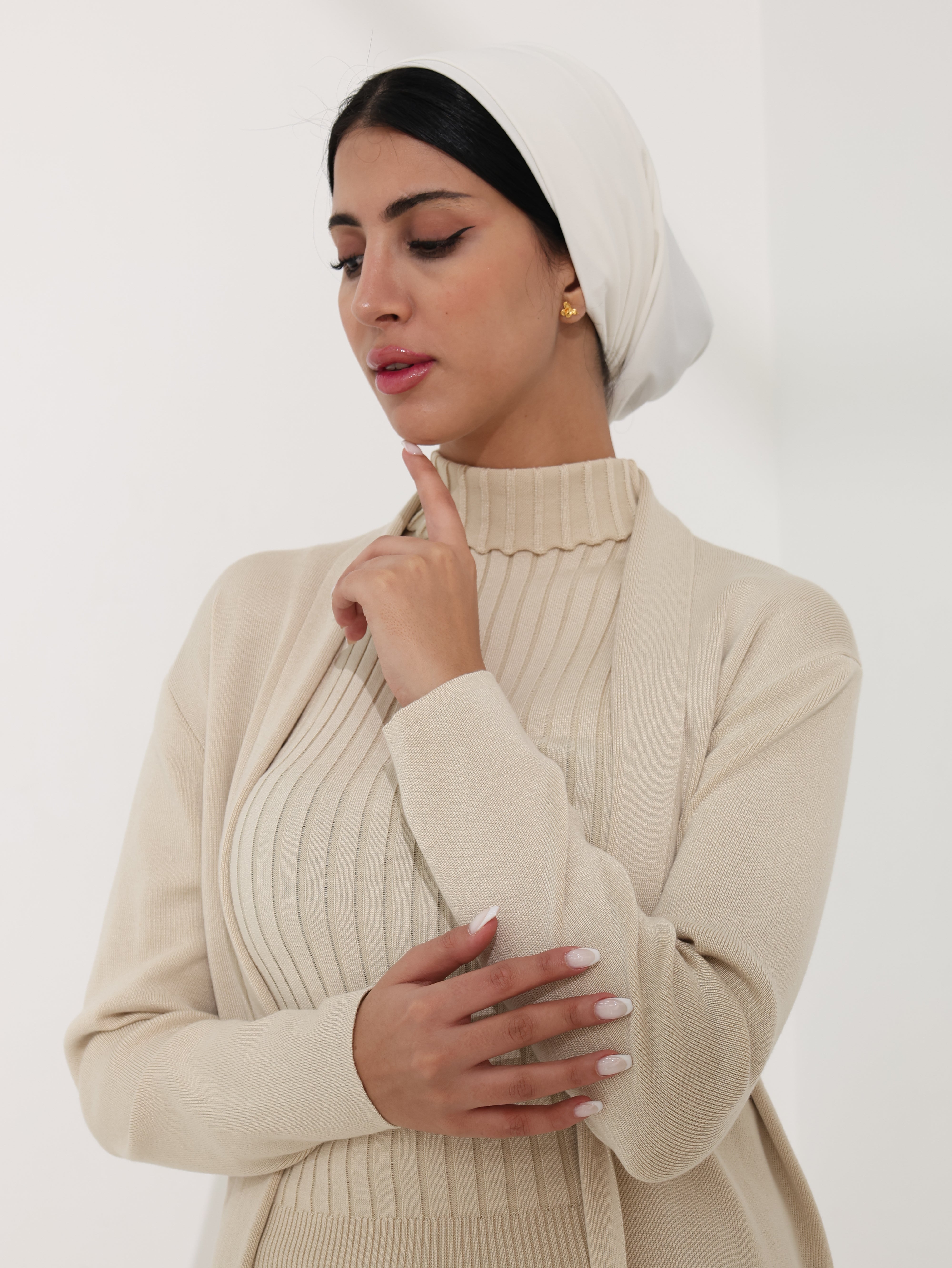 3-Piece Wool Knit Set