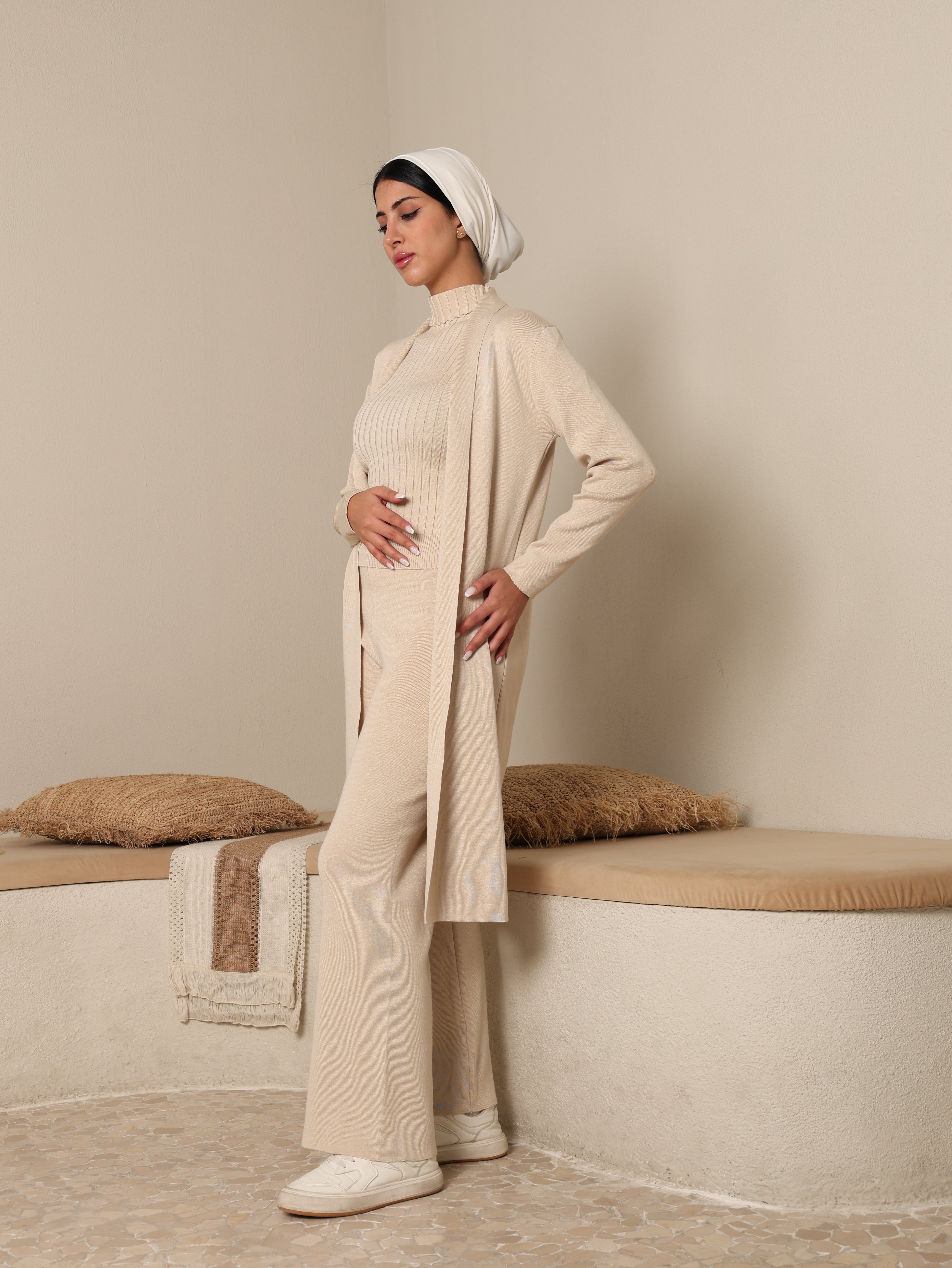 3-Piece Wool Knit Set