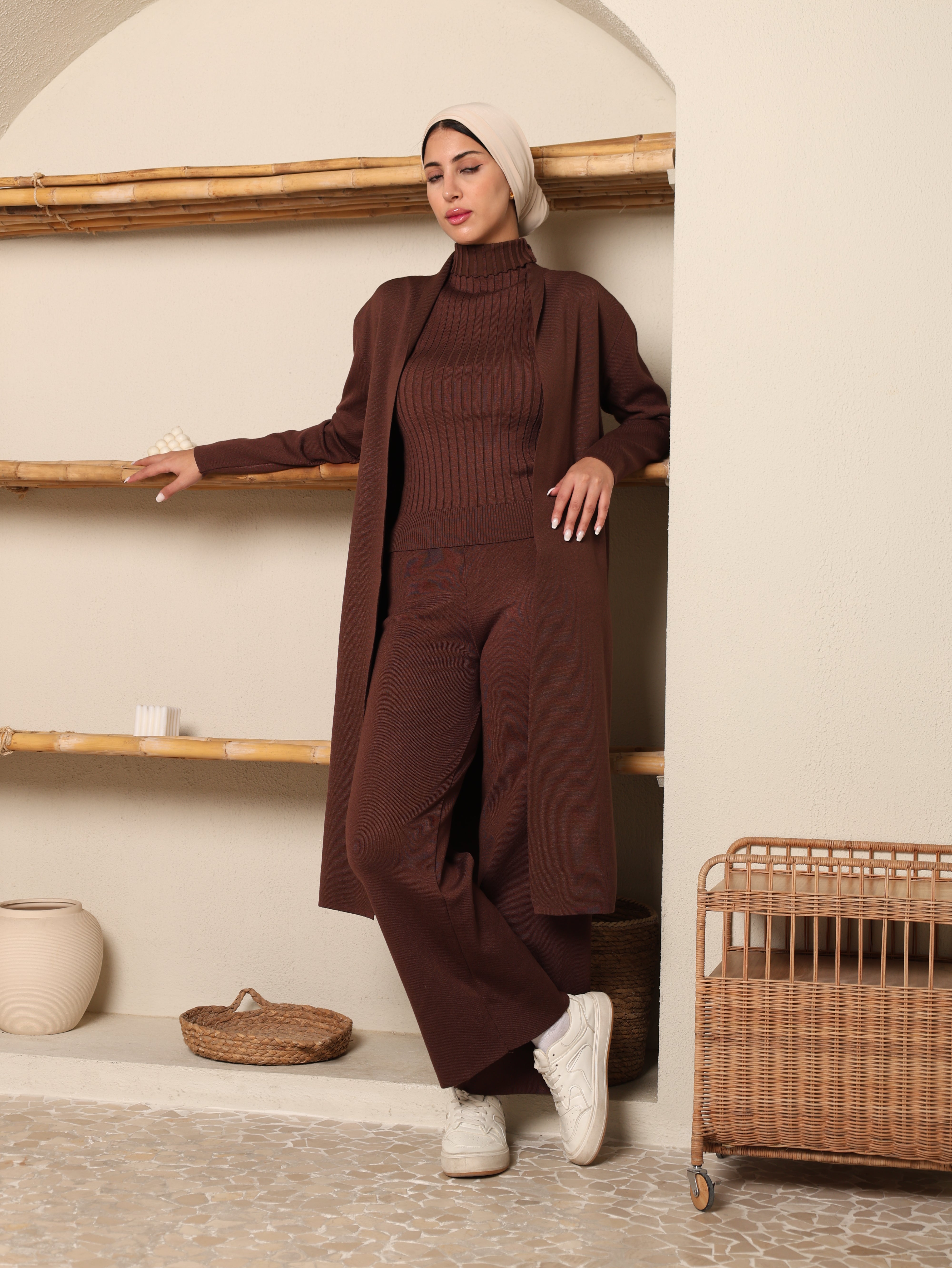 3-Piece Wool Knit Set