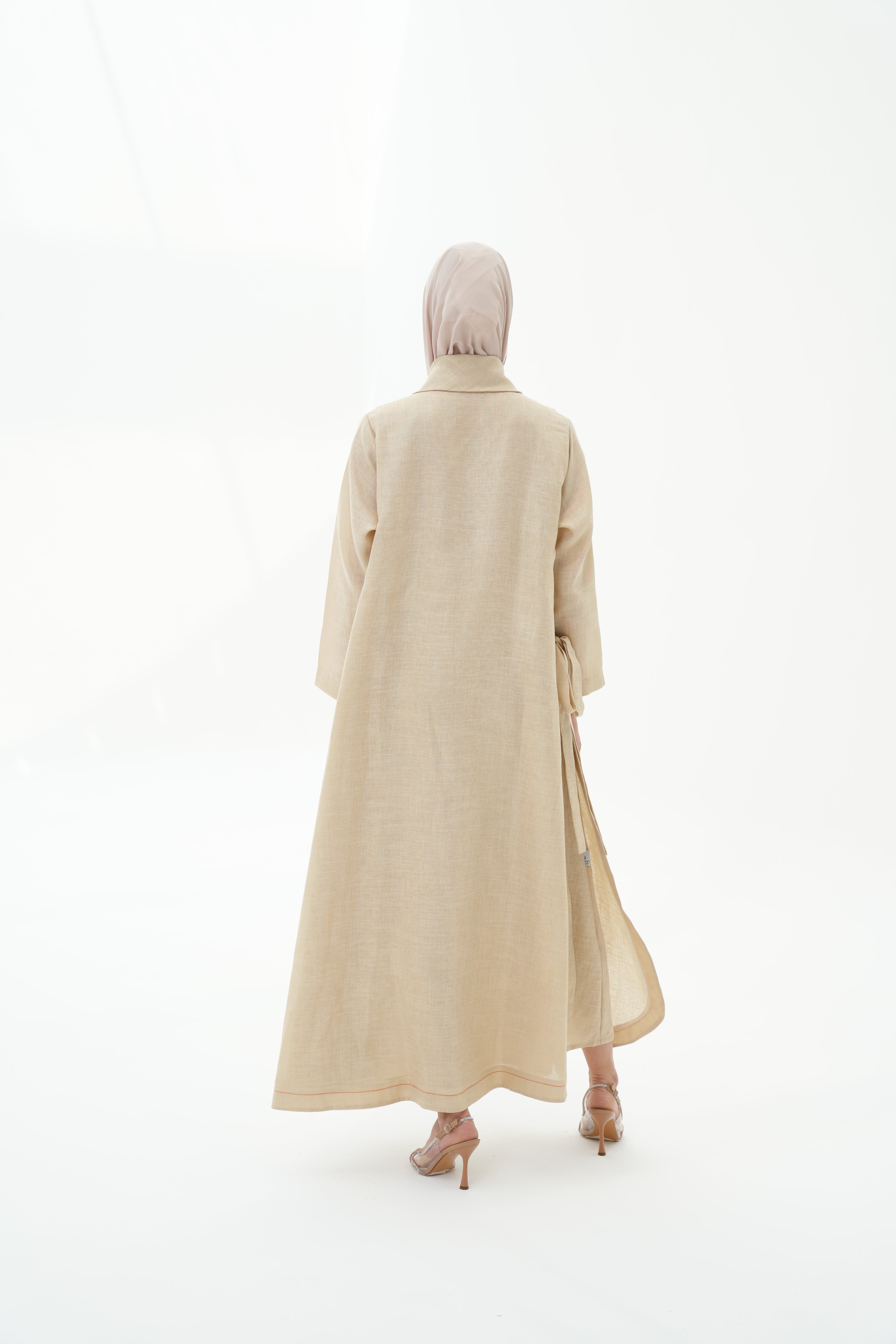 Shimmery Linen Abaya (Pre-Order)