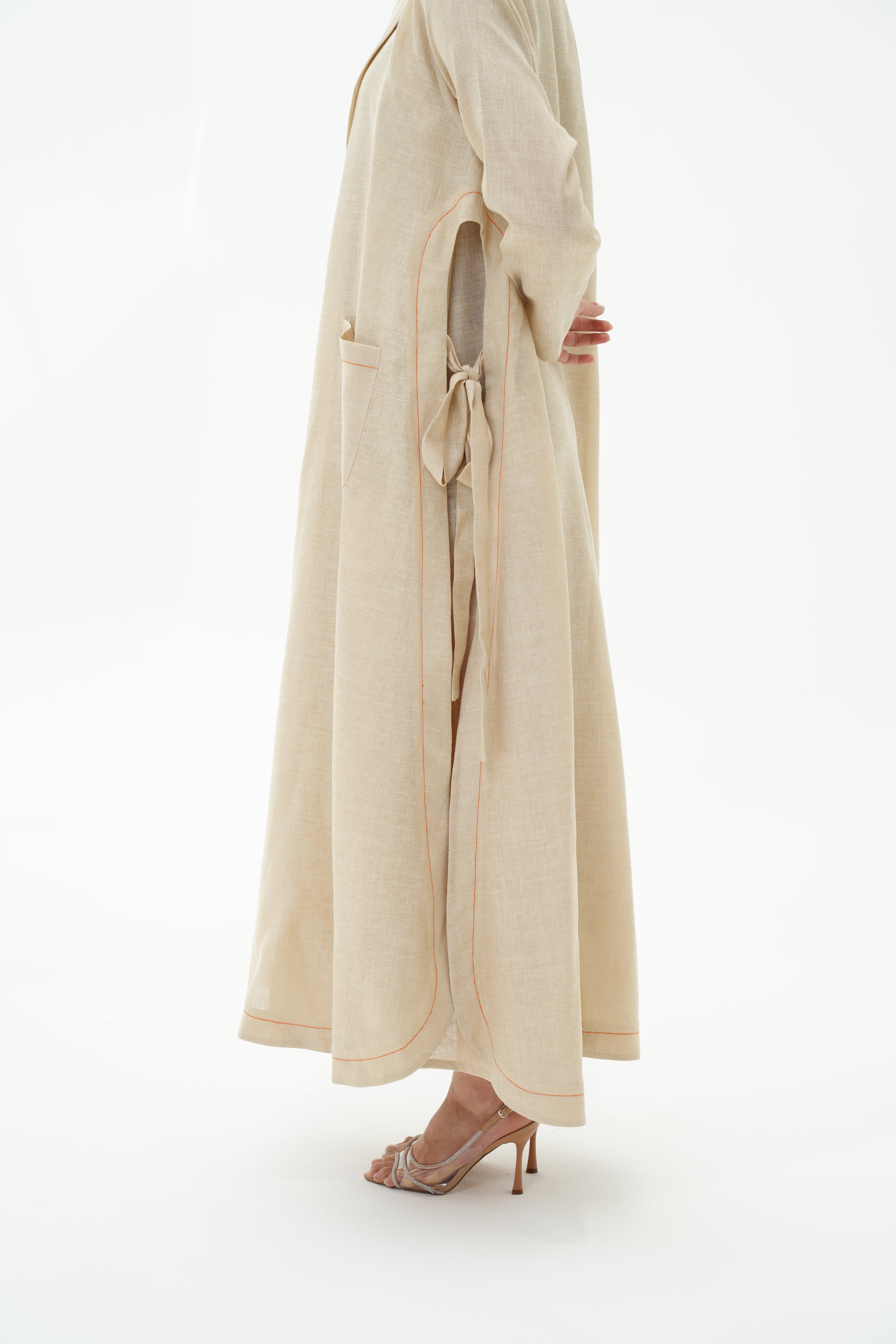 Shimmery Linen Abaya (Pre-Order)