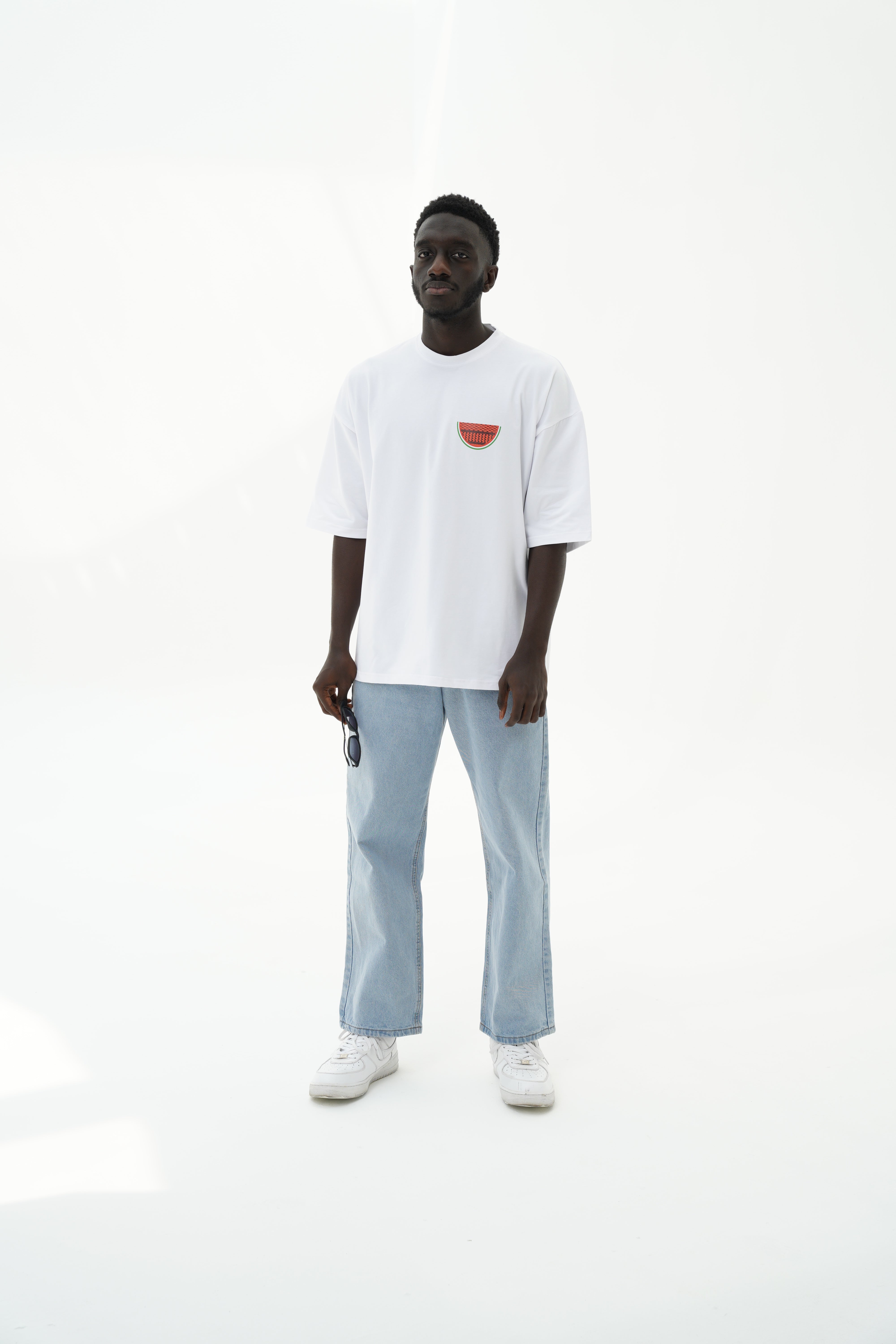 Palestine Watermelon Men's T-Shirt - White