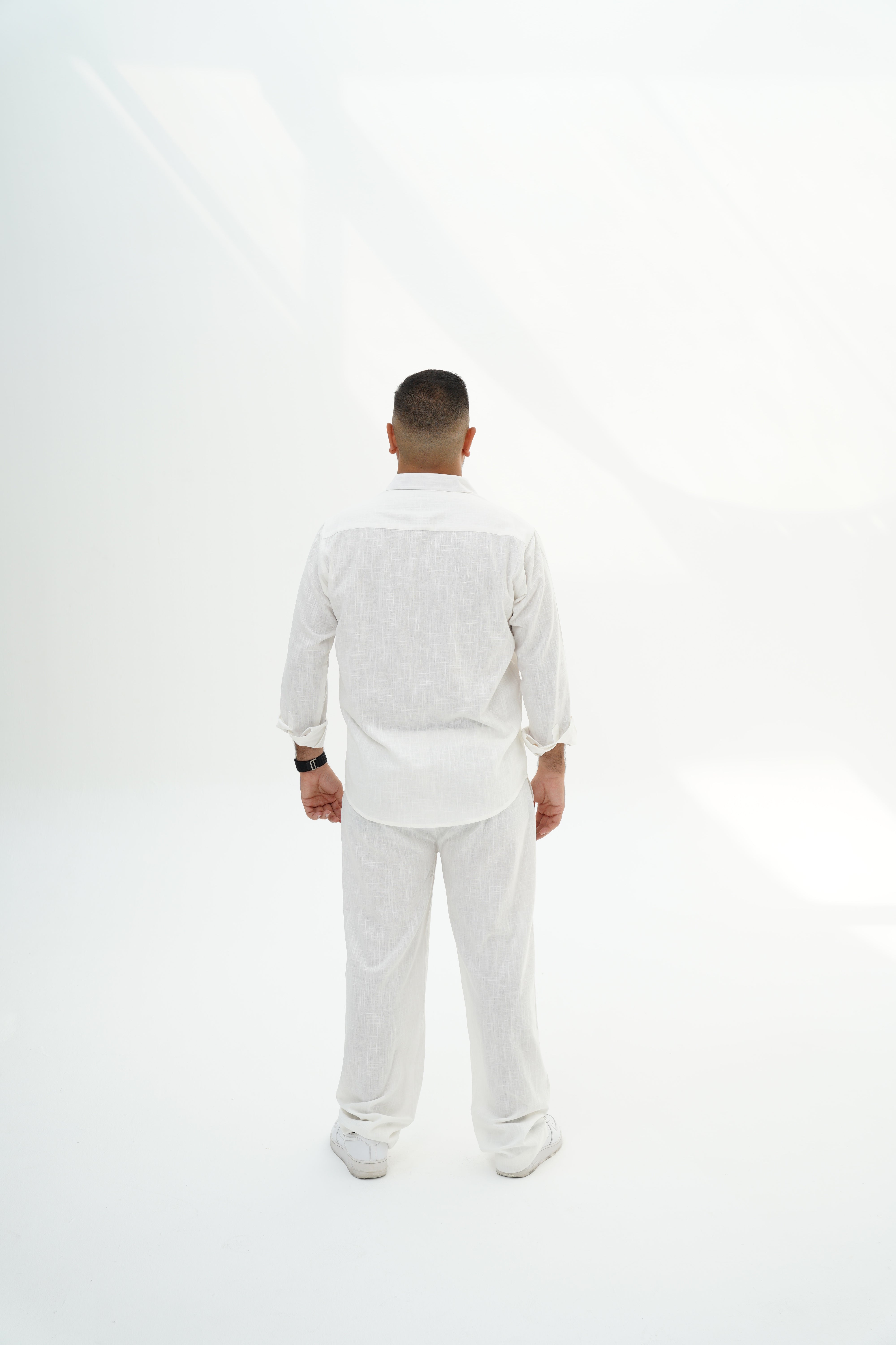 Men’s Linen Shirt – White