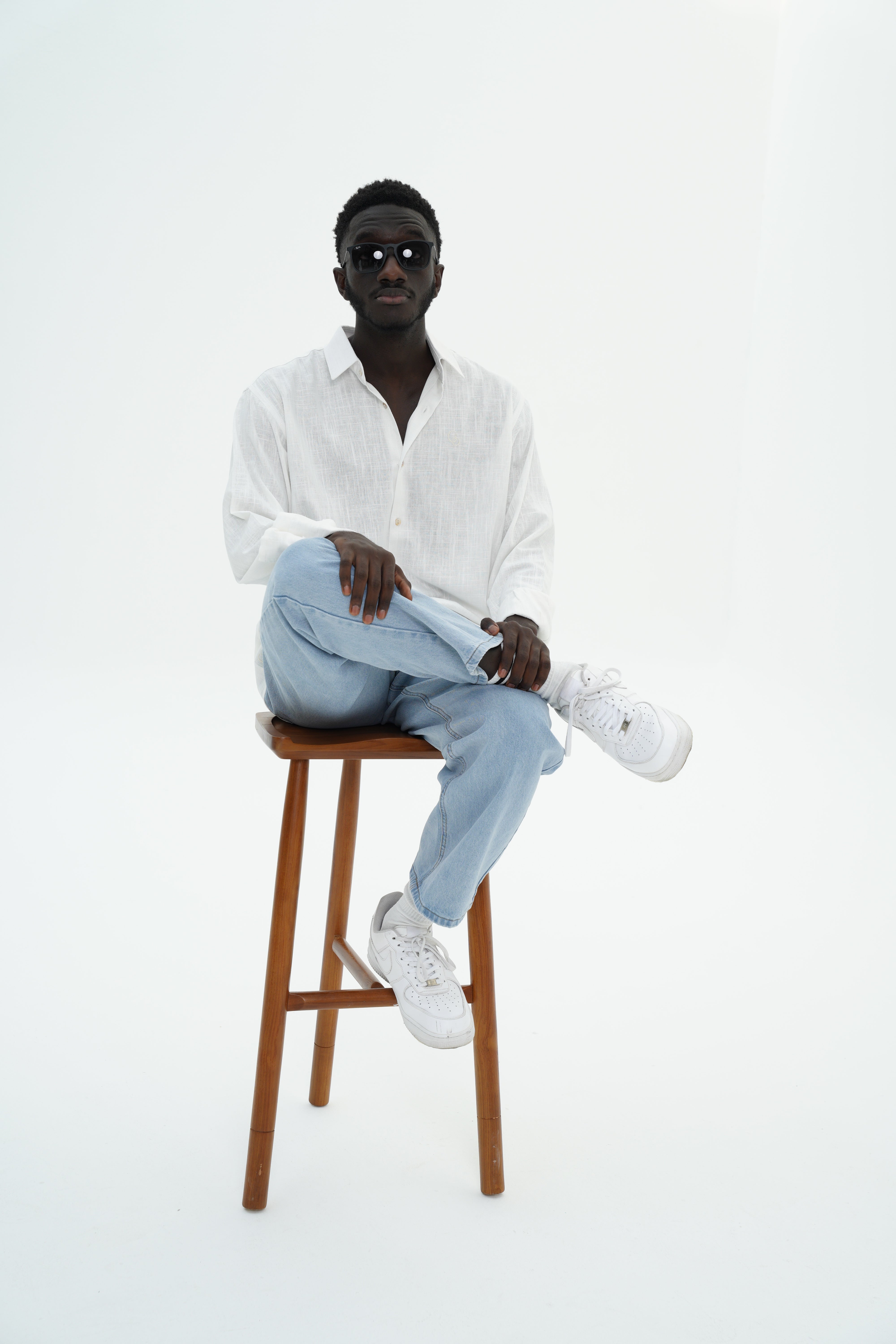 Men’s Linen Shirt – White