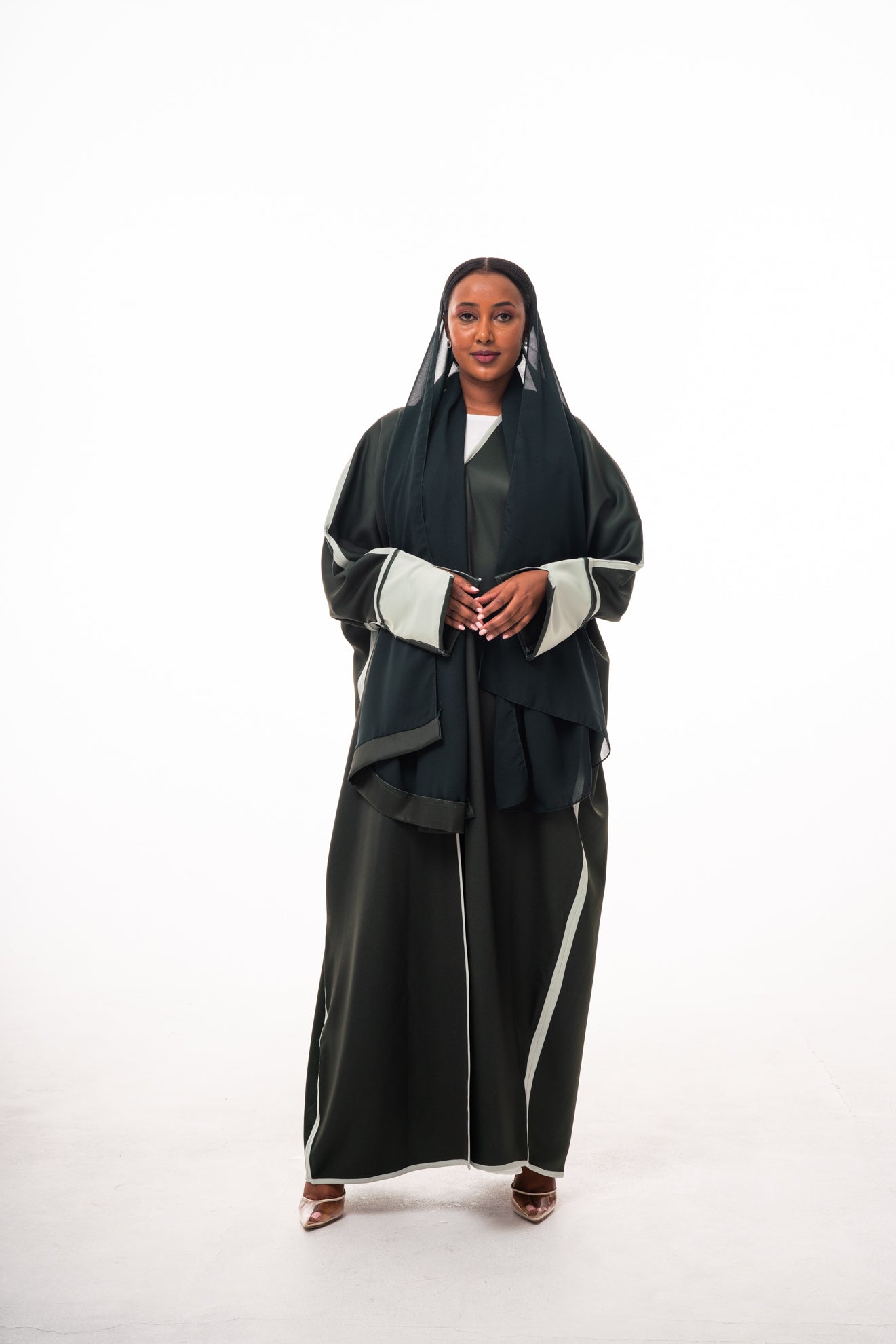 Mary Reversible Open Abaya