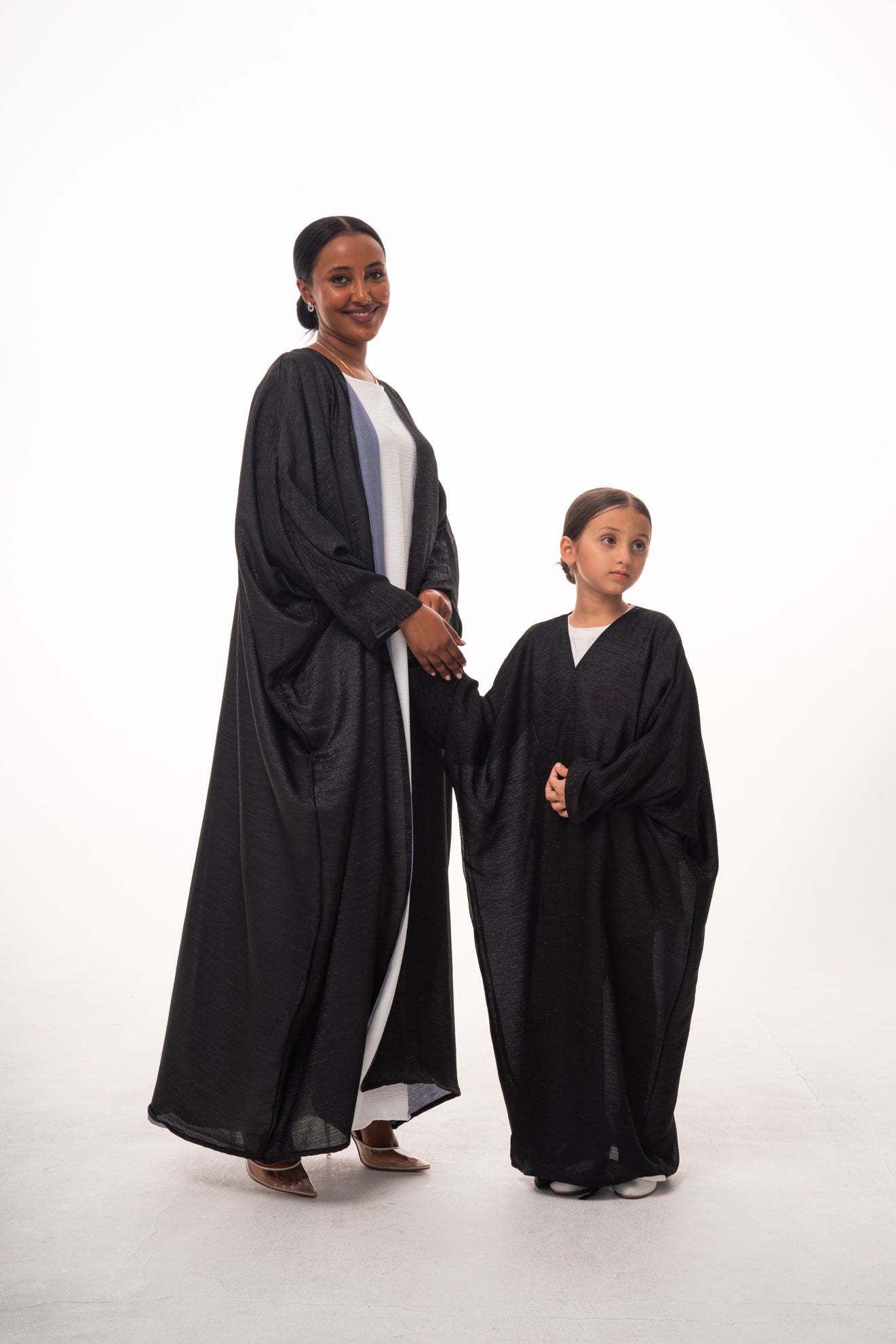 Mommy & Me - Taliah Shimmer Open Abaya