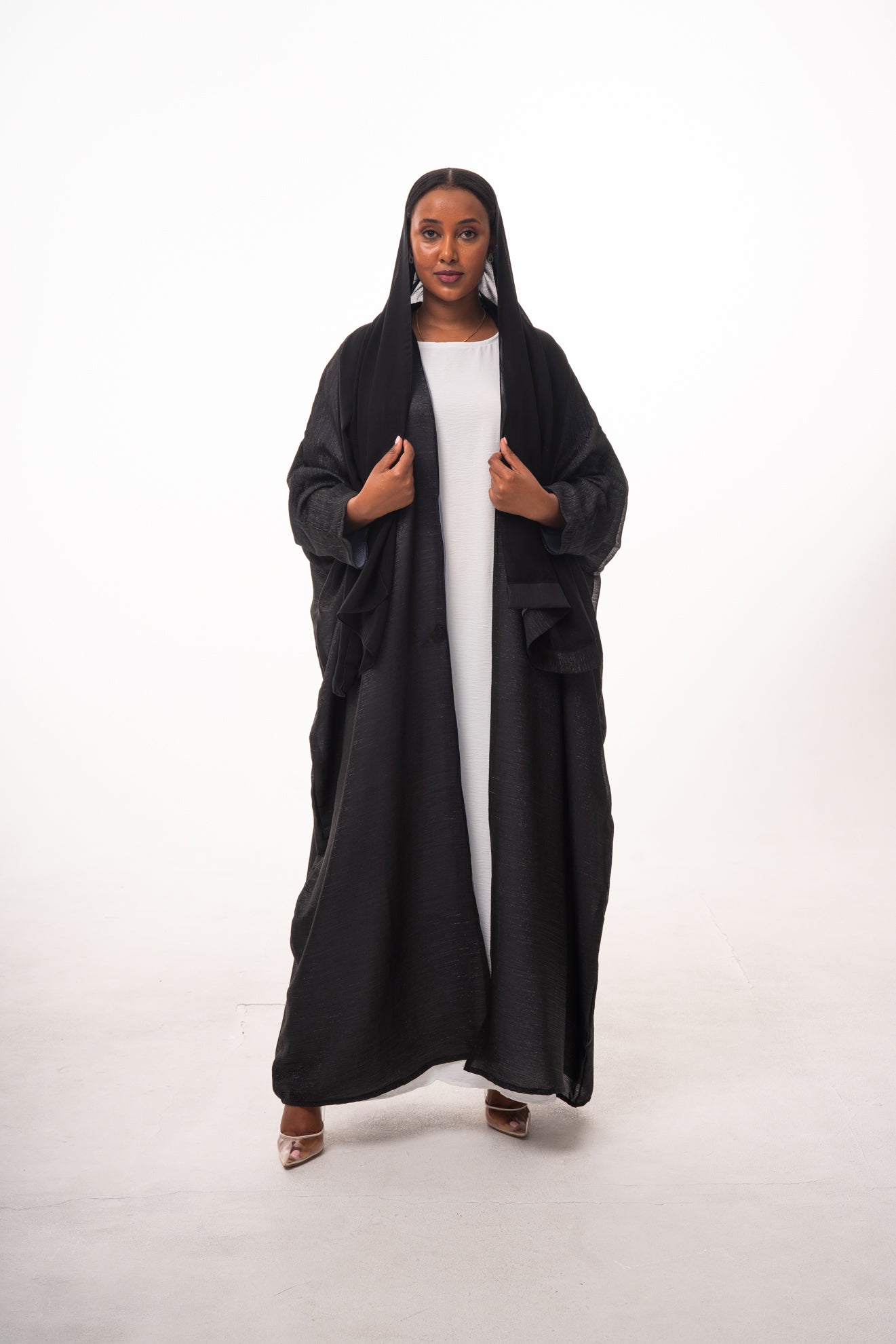 Mommy & Me - Taliah Shimmer Open Abaya