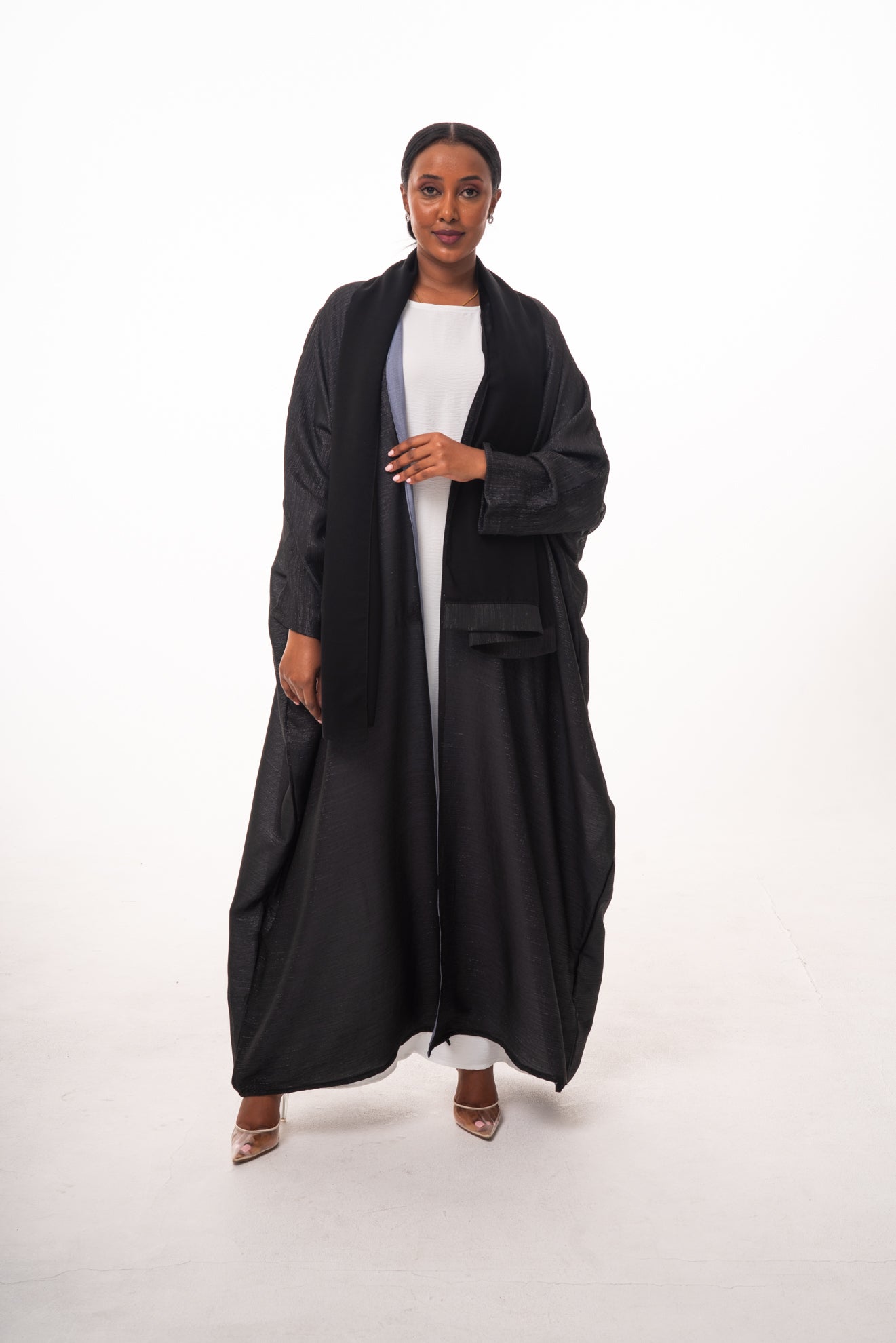 Mommy & Me - Taliah Shimmer Open Abaya