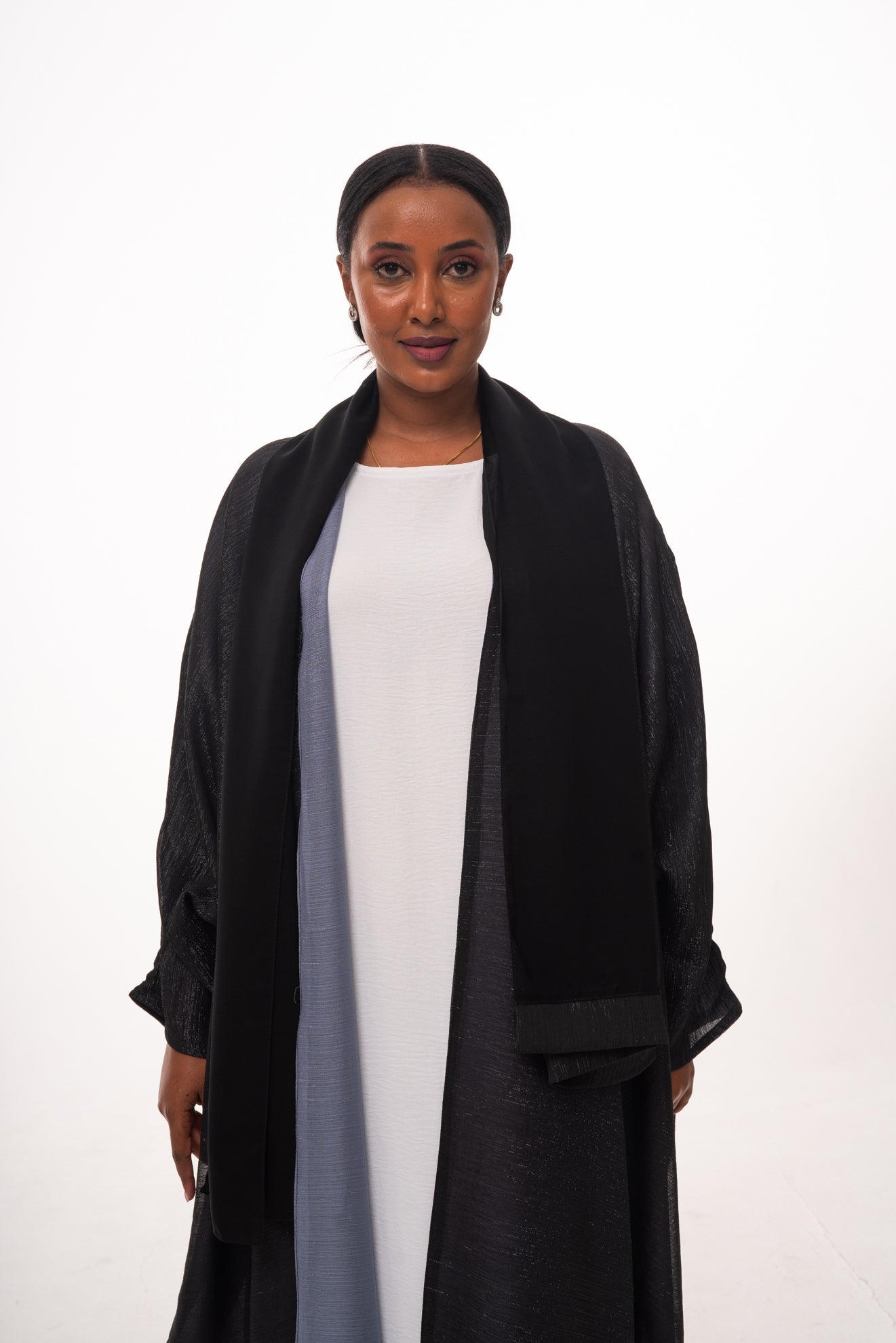Mommy & Me - Taliah Shimmer Open Abaya