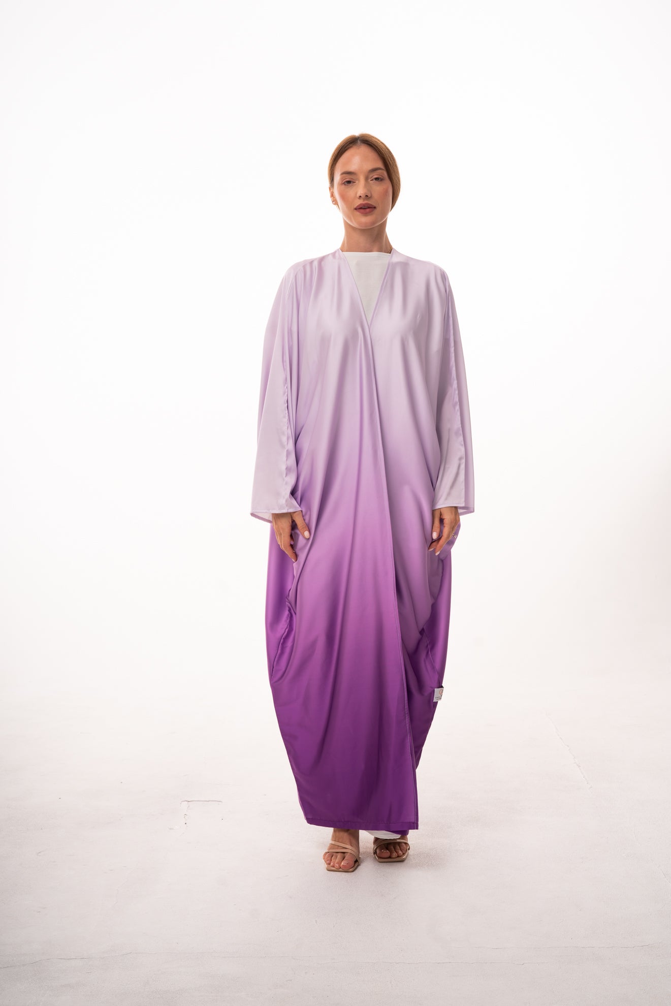 Elaf Ombré Abaya - Purple