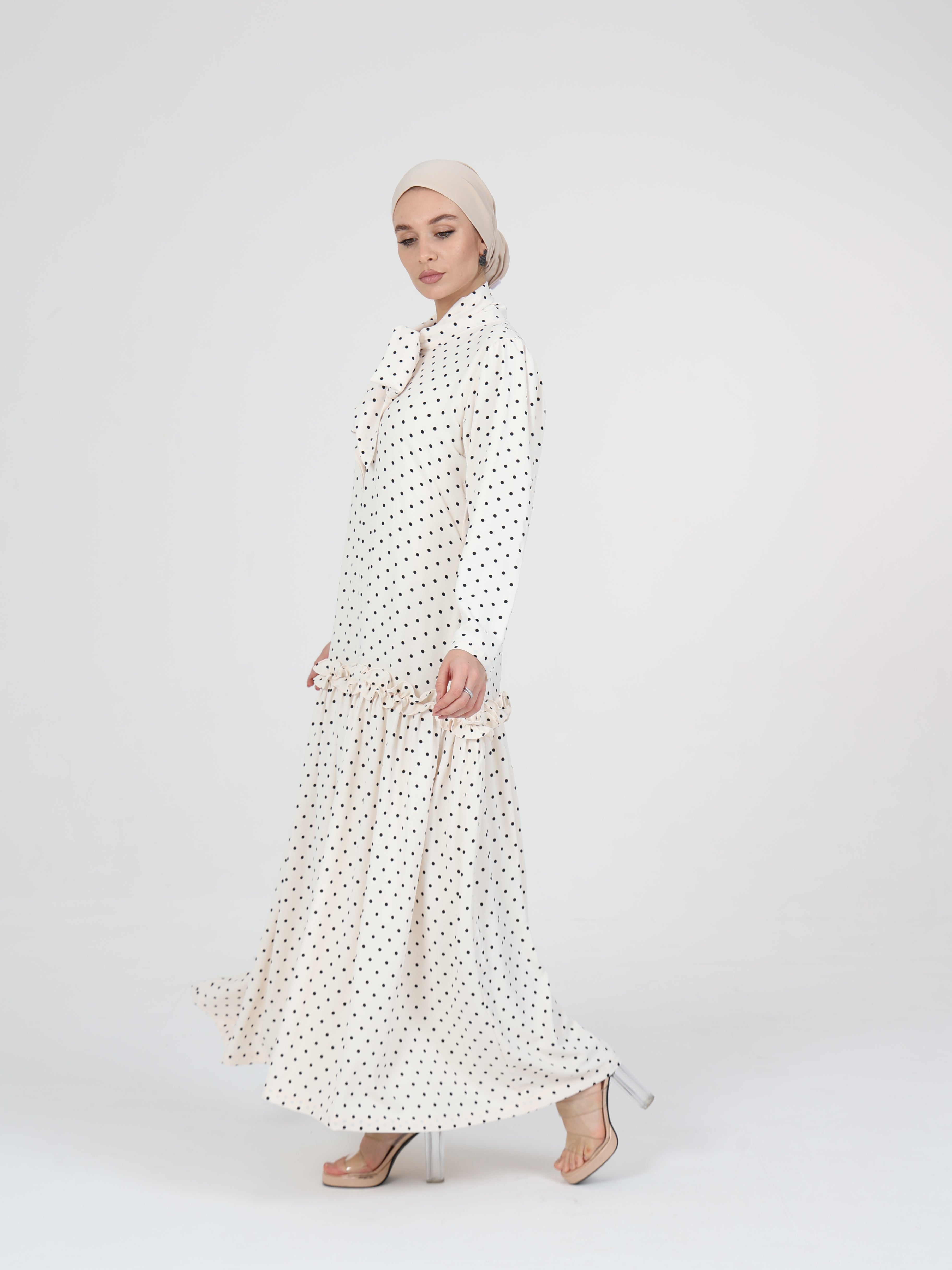 Polka Dot Maxi Dress