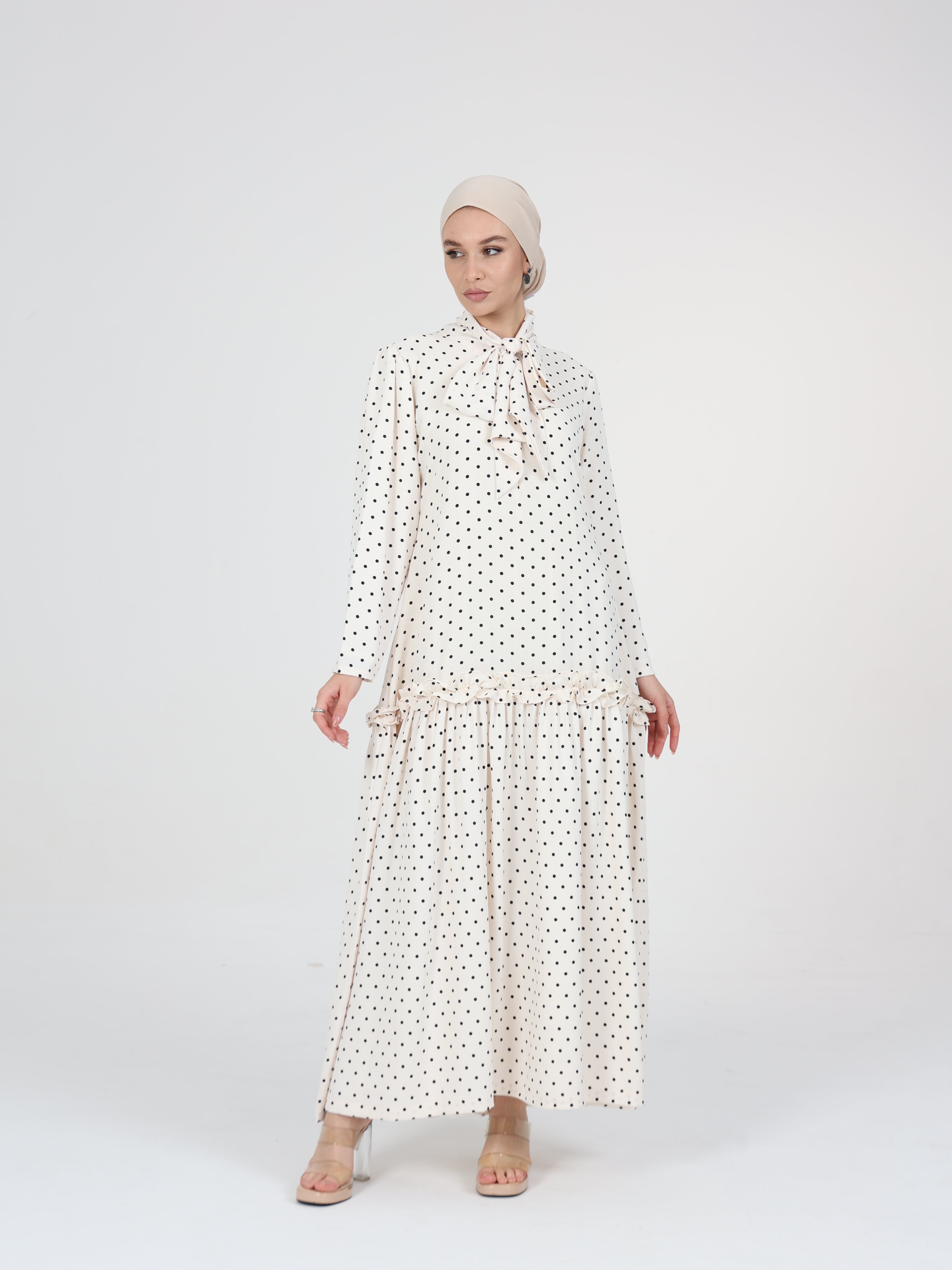 Polka Dot Maxi Dress