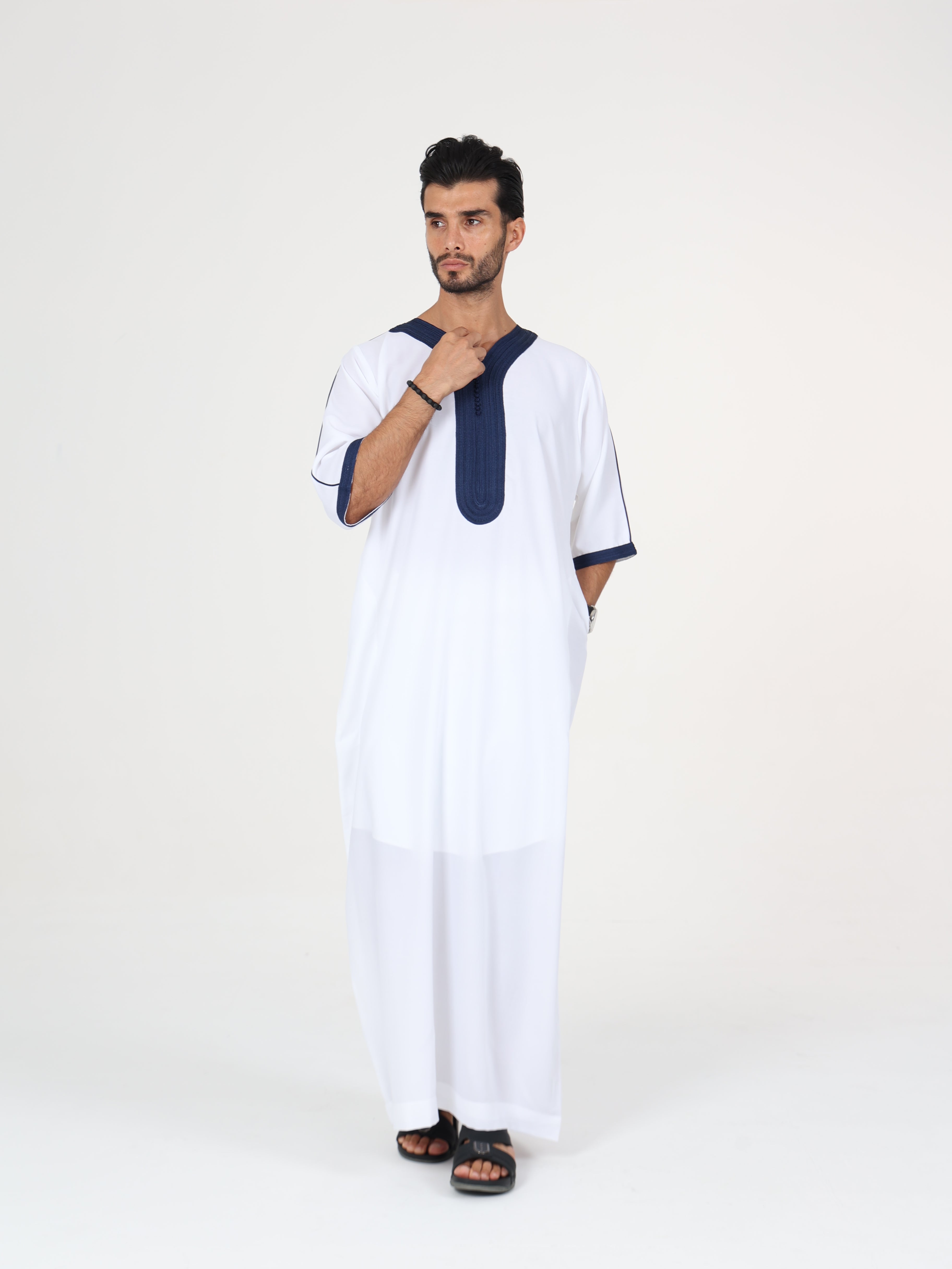 Daddy & Me - Moroccan Modern Short Sleeve Thobe
