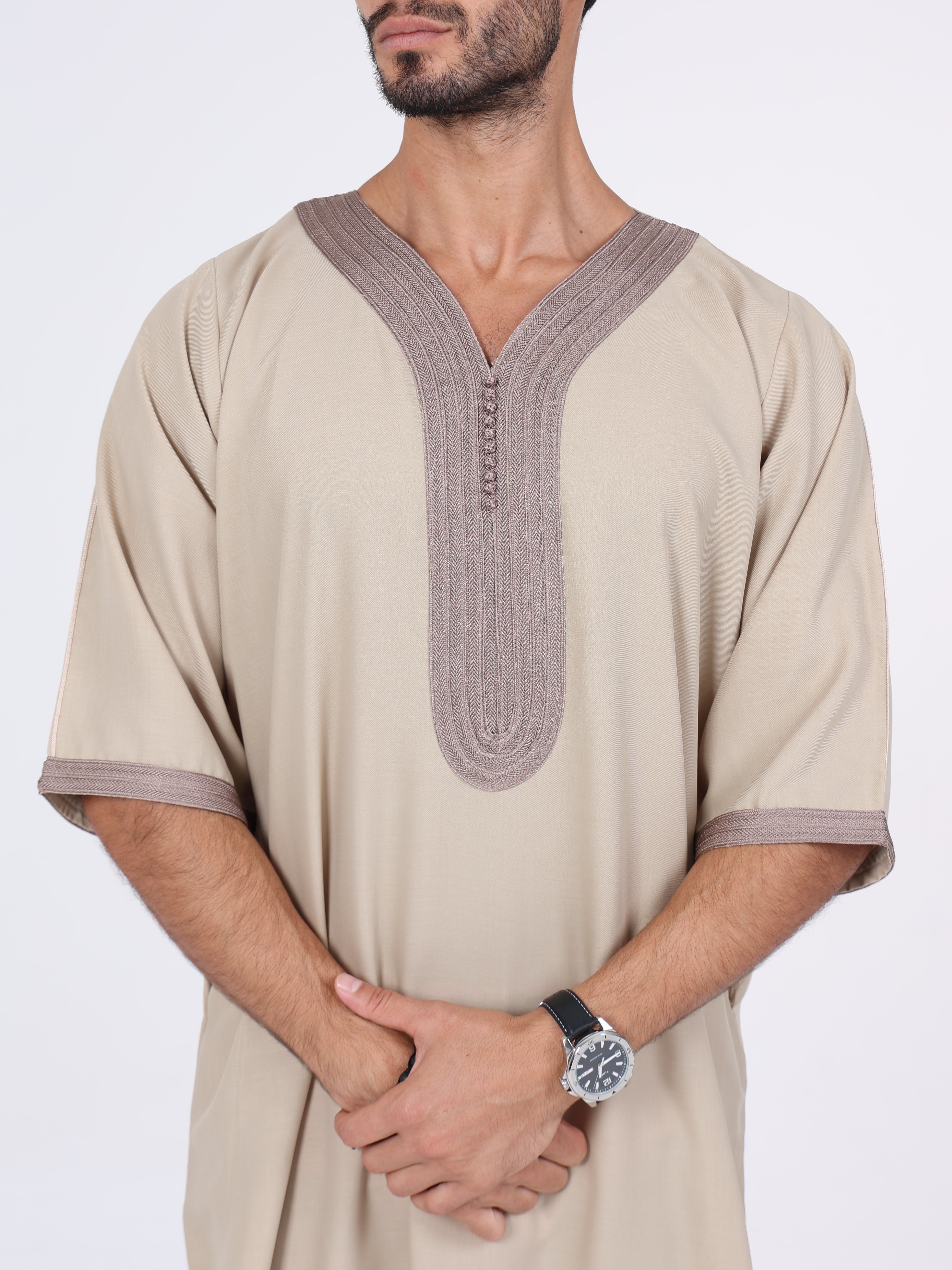 Daddy & Me - Moroccan Modern Short Sleeve Thobe