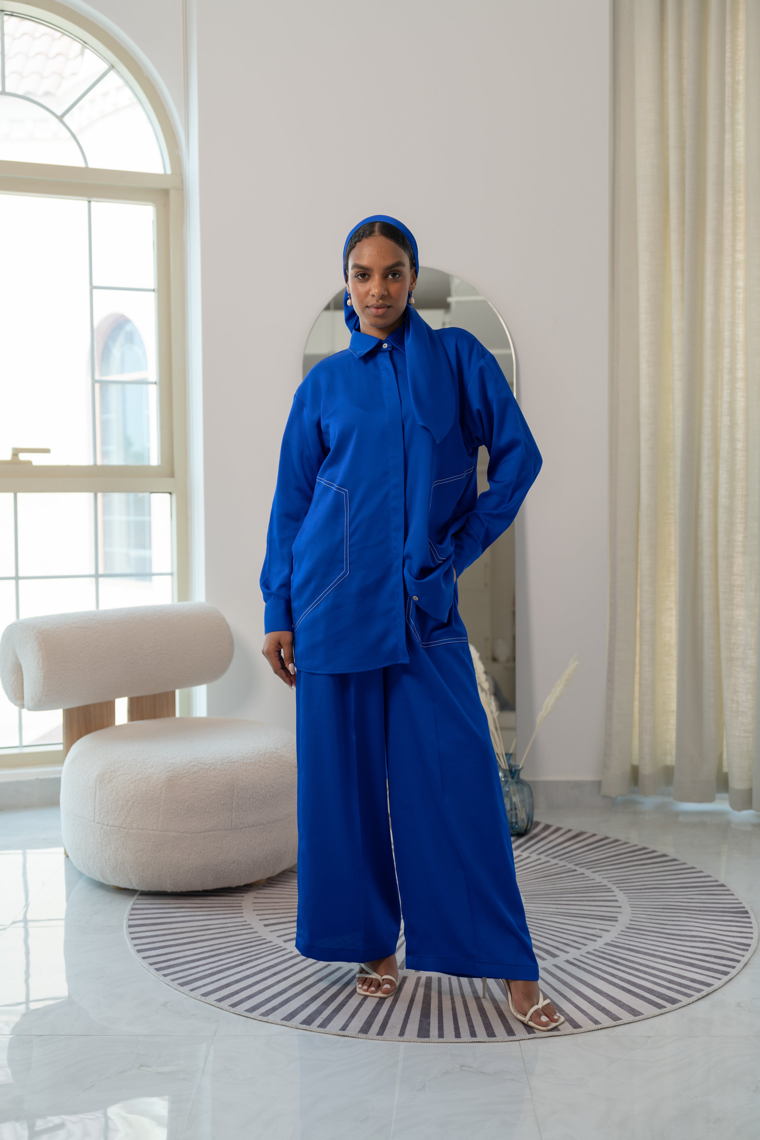 Satin Blue Set - Sanse