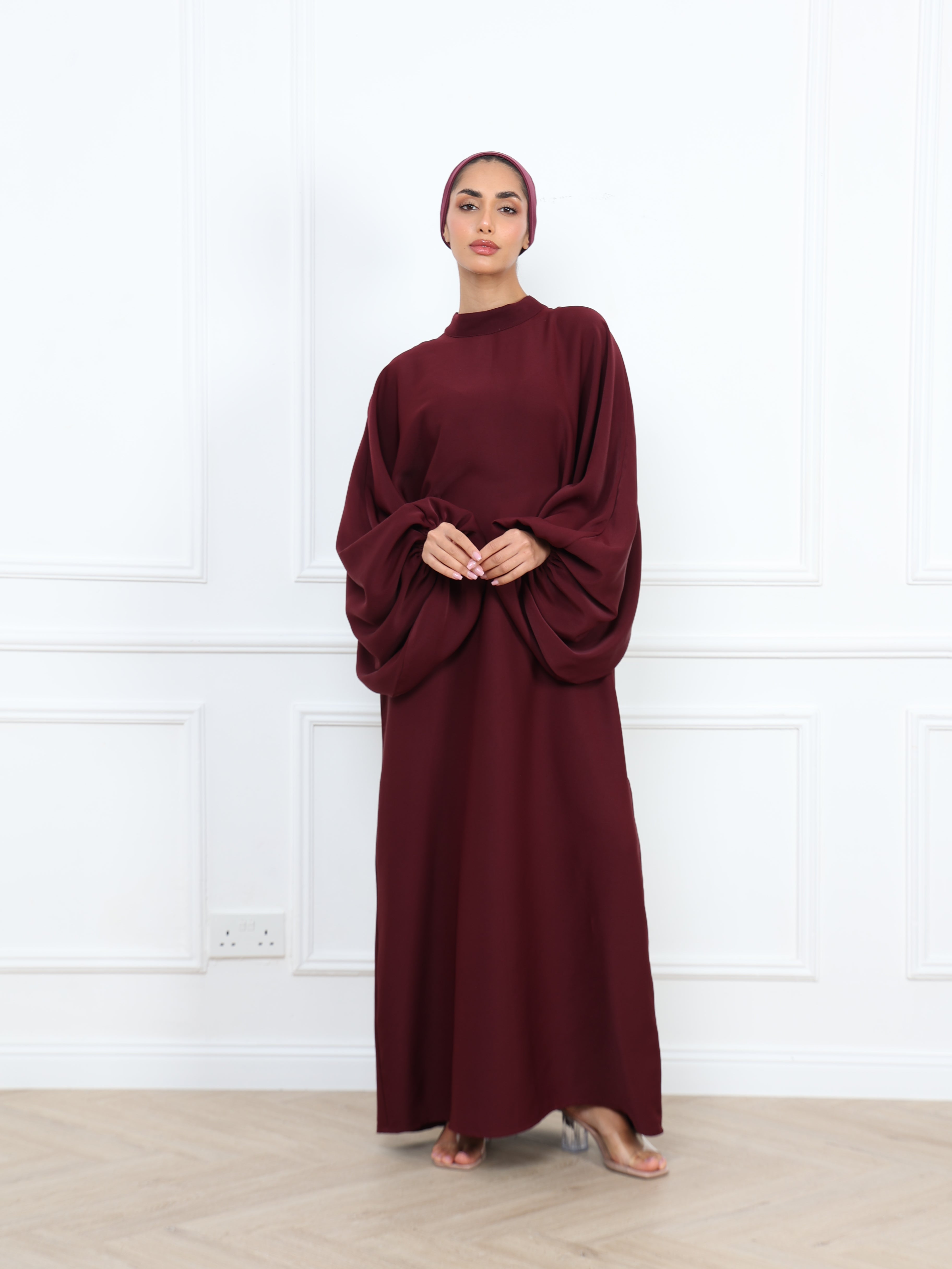 Burgundy Kaftan - Sanse (Pre-Order)