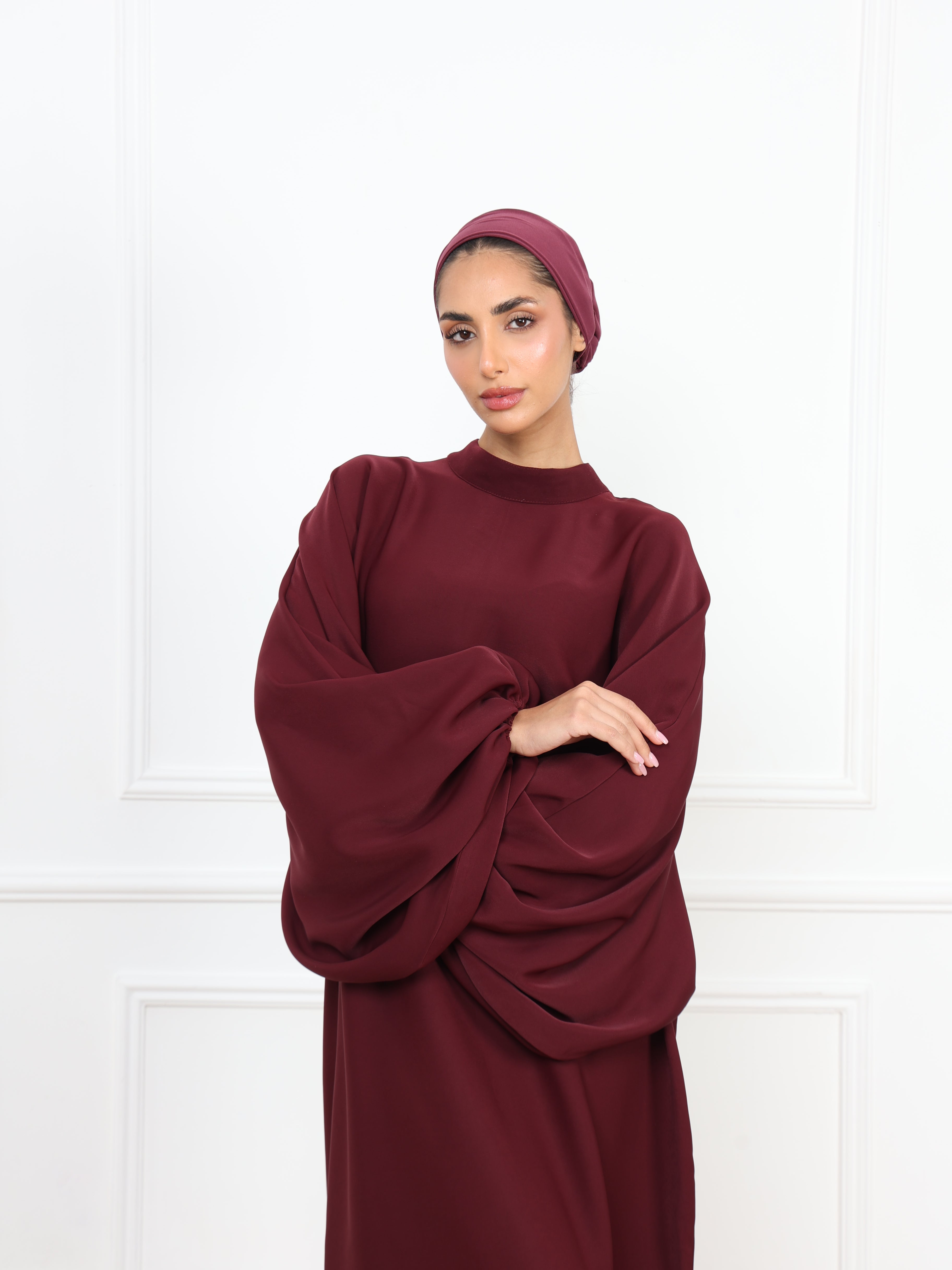 Burgundy Kaftan - Sanse (Pre-Order)