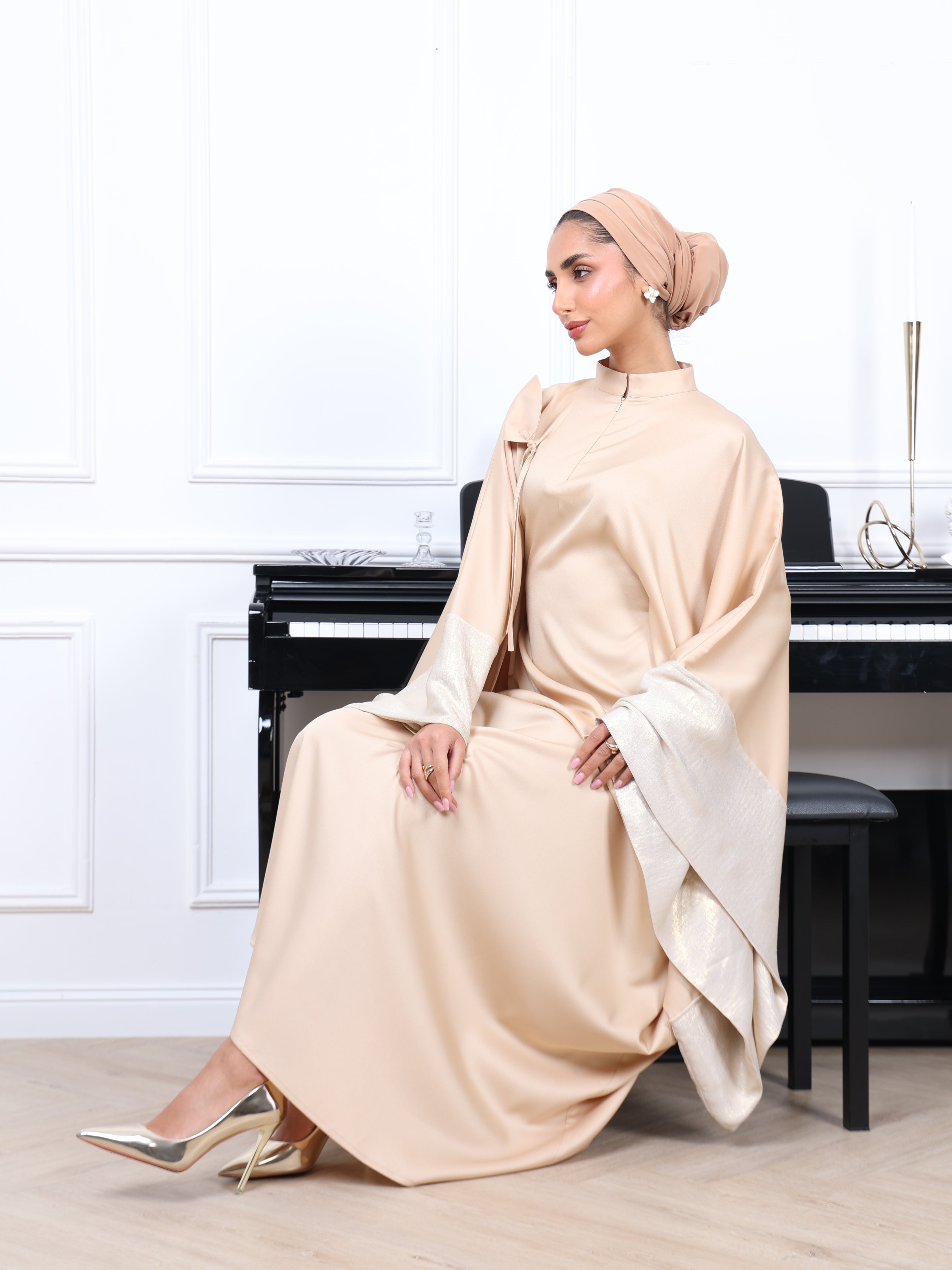 Beige Kimono Kaftan - Sanse (Pre-Order)