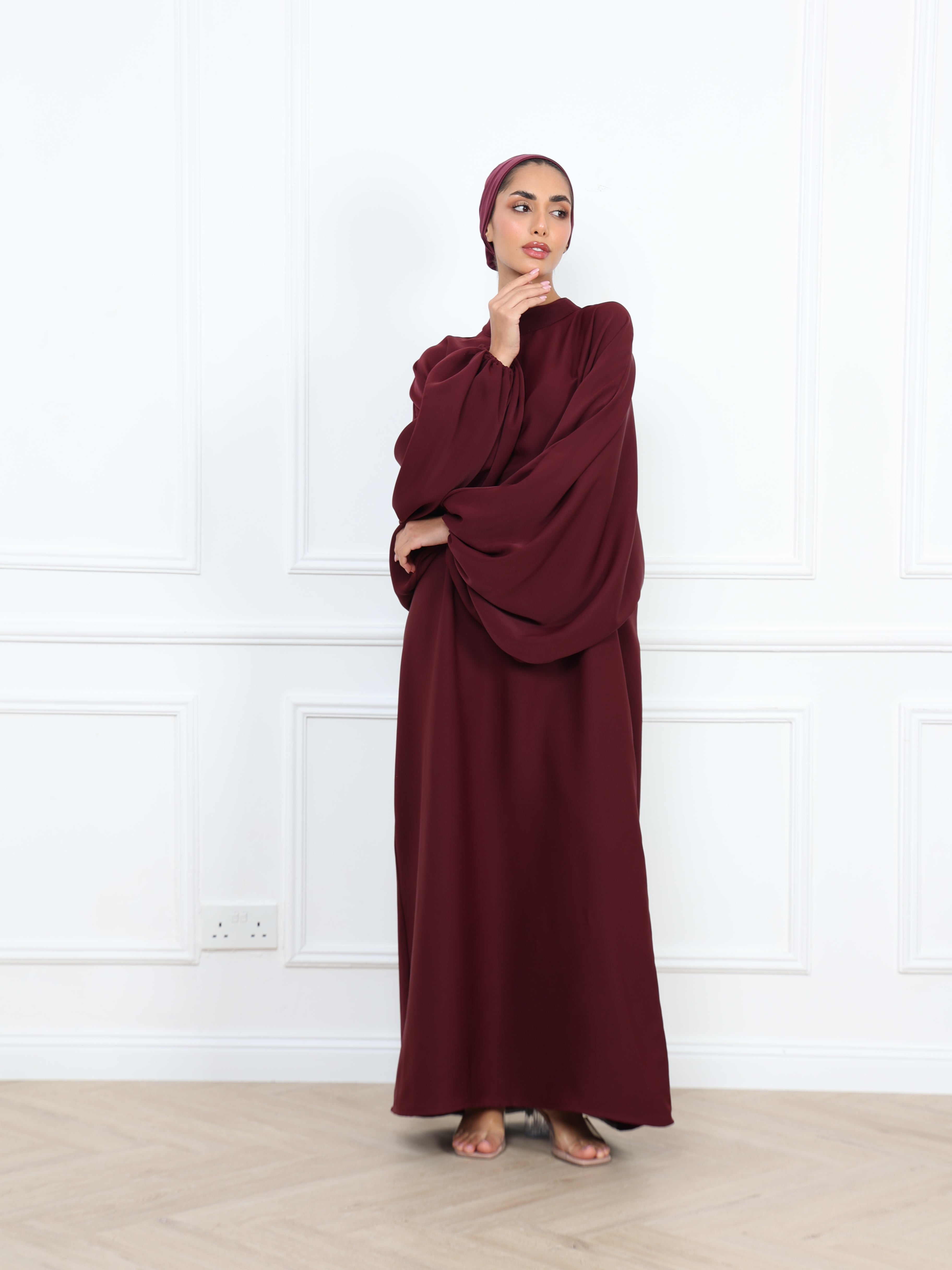 Burgundy Kaftan - Sanse (Pre-Order)