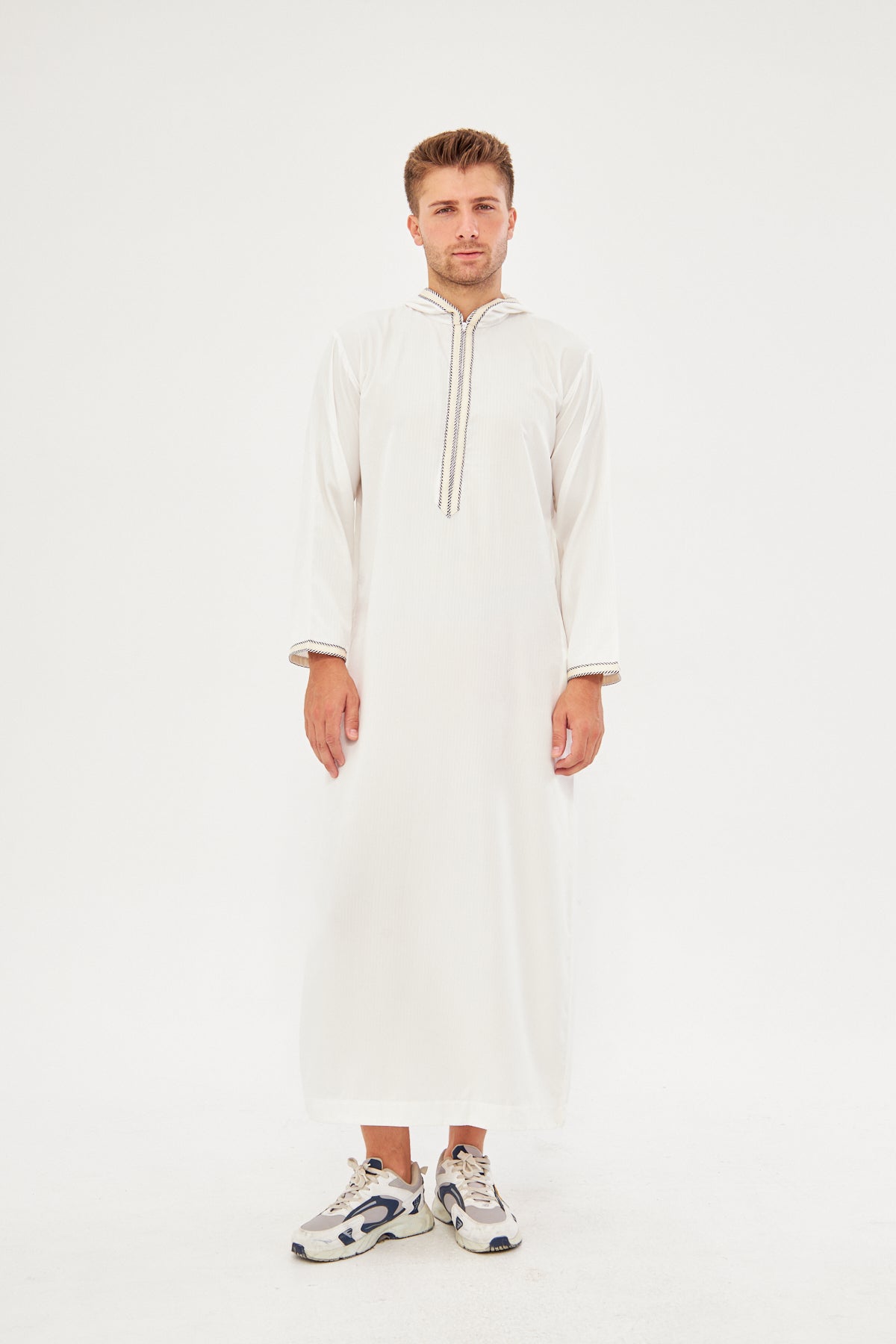 Daddy & Me - Moroccan Long Sleeve Thobe - White