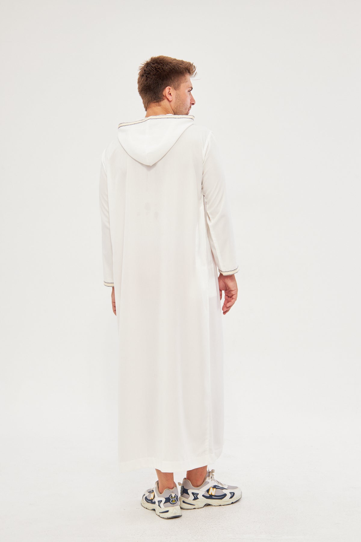 Daddy & Me - Moroccan Long Sleeve Thobe - White