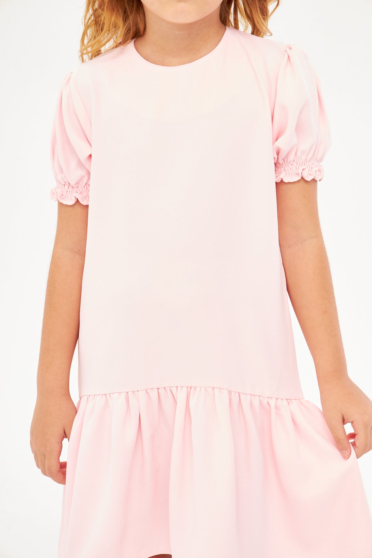 Mommy & Me - Deena Ruffled Hem Girls Dress