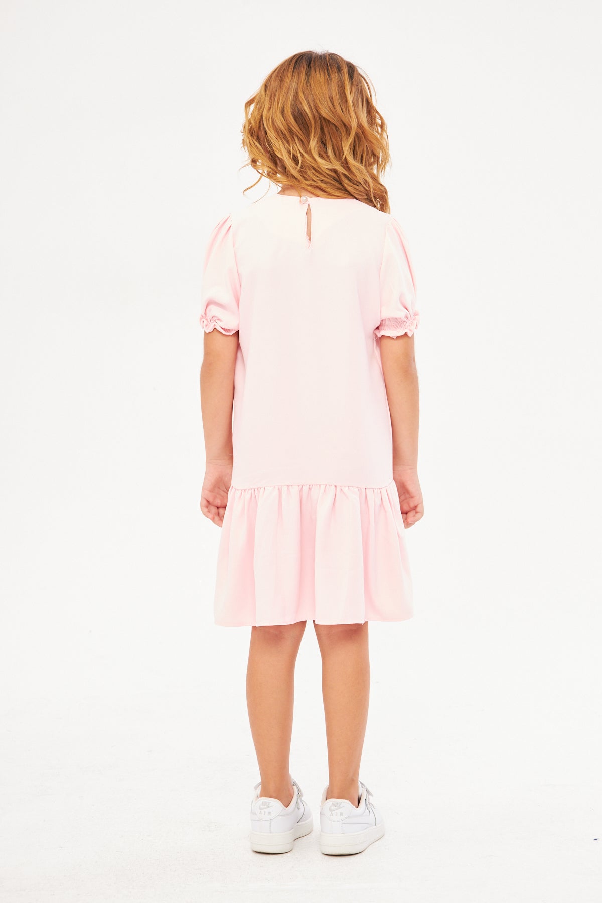 Mommy & Me - Deena Ruffled Hem Girls Dress