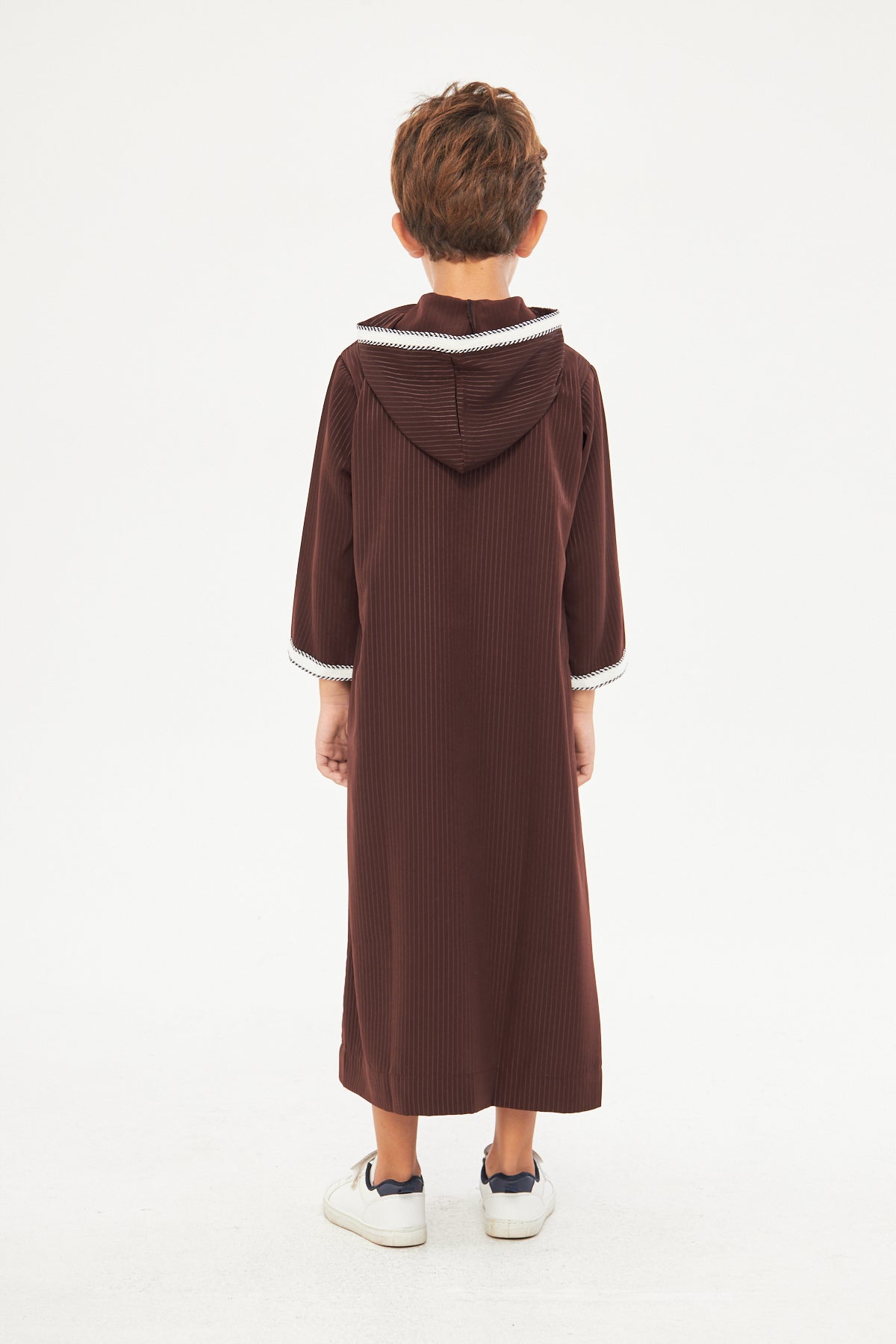 Daddy & Me - Moroccan Boys Long Sleeve Thobe - Brown