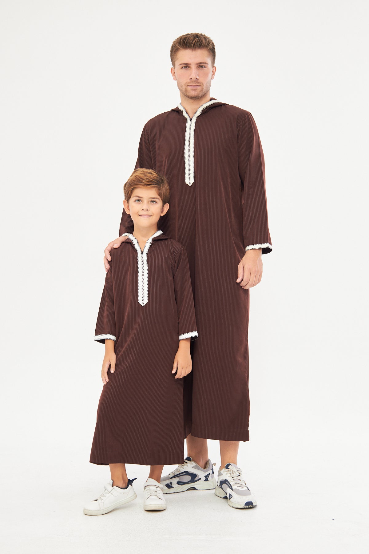 Daddy & Me - Moroccan Long Sleeve Thobe - Brown