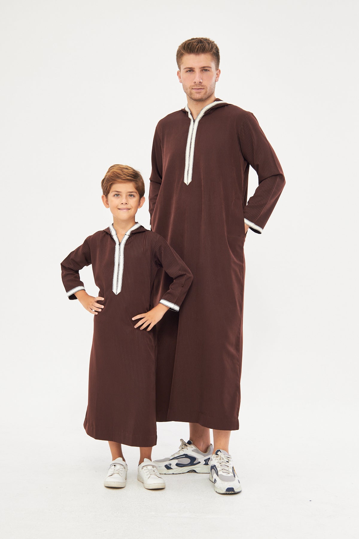 Daddy & Me - Moroccan Long Sleeve Thobe - Brown