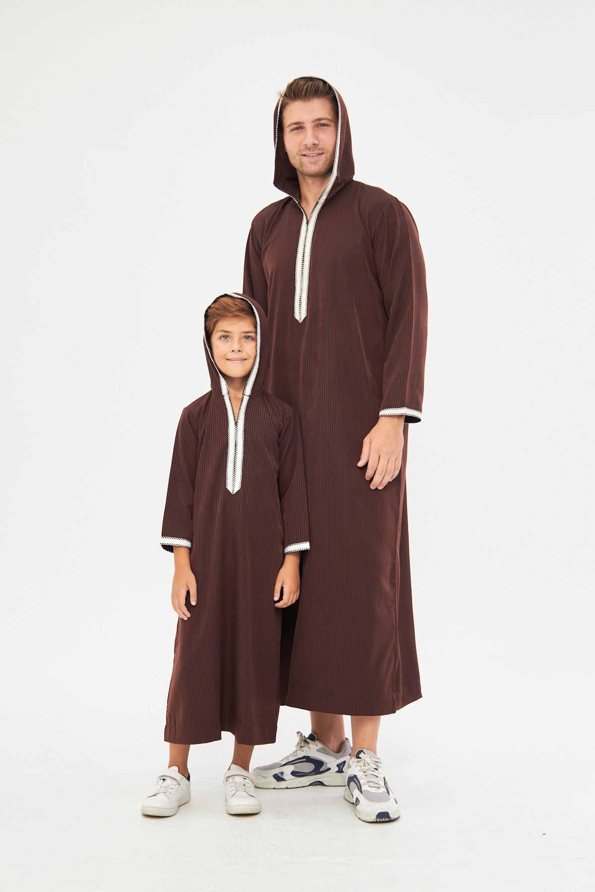 Daddy & Me - Moroccan Long Sleeve Thobe - Brown
