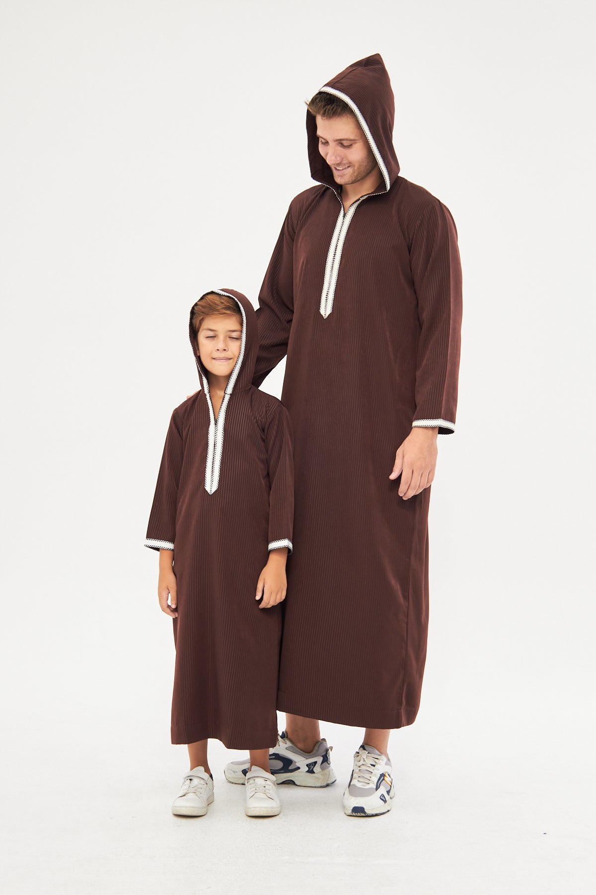 Daddy & Me - Moroccan Long Sleeve Thobe - Brown
