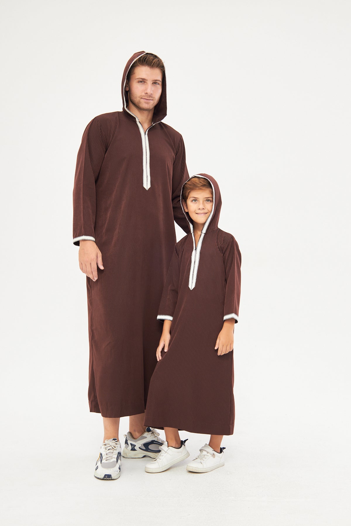Daddy & Me - Moroccan Long Sleeve Thobe - Brown