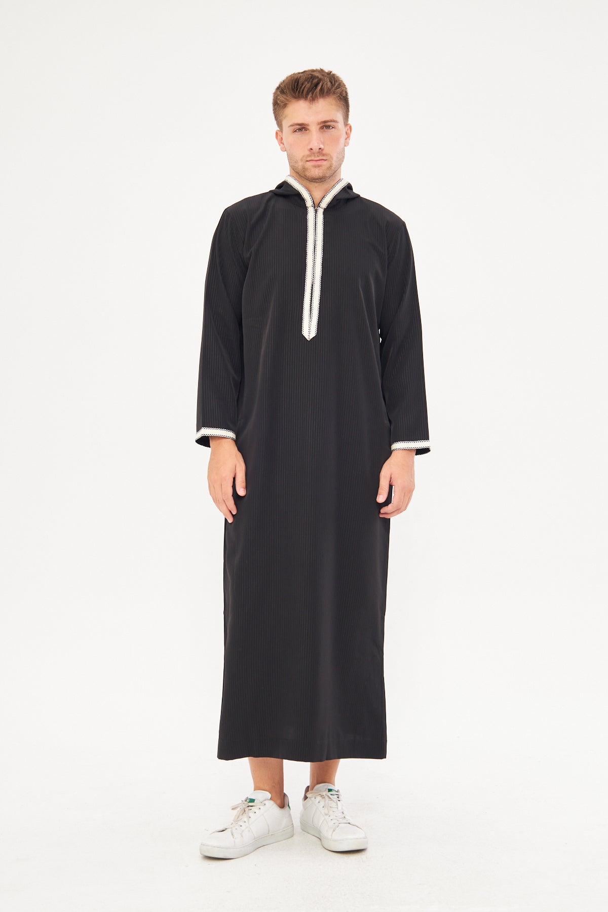Daddy & Me - Moroccan Long Sleeve Thobe - Black
