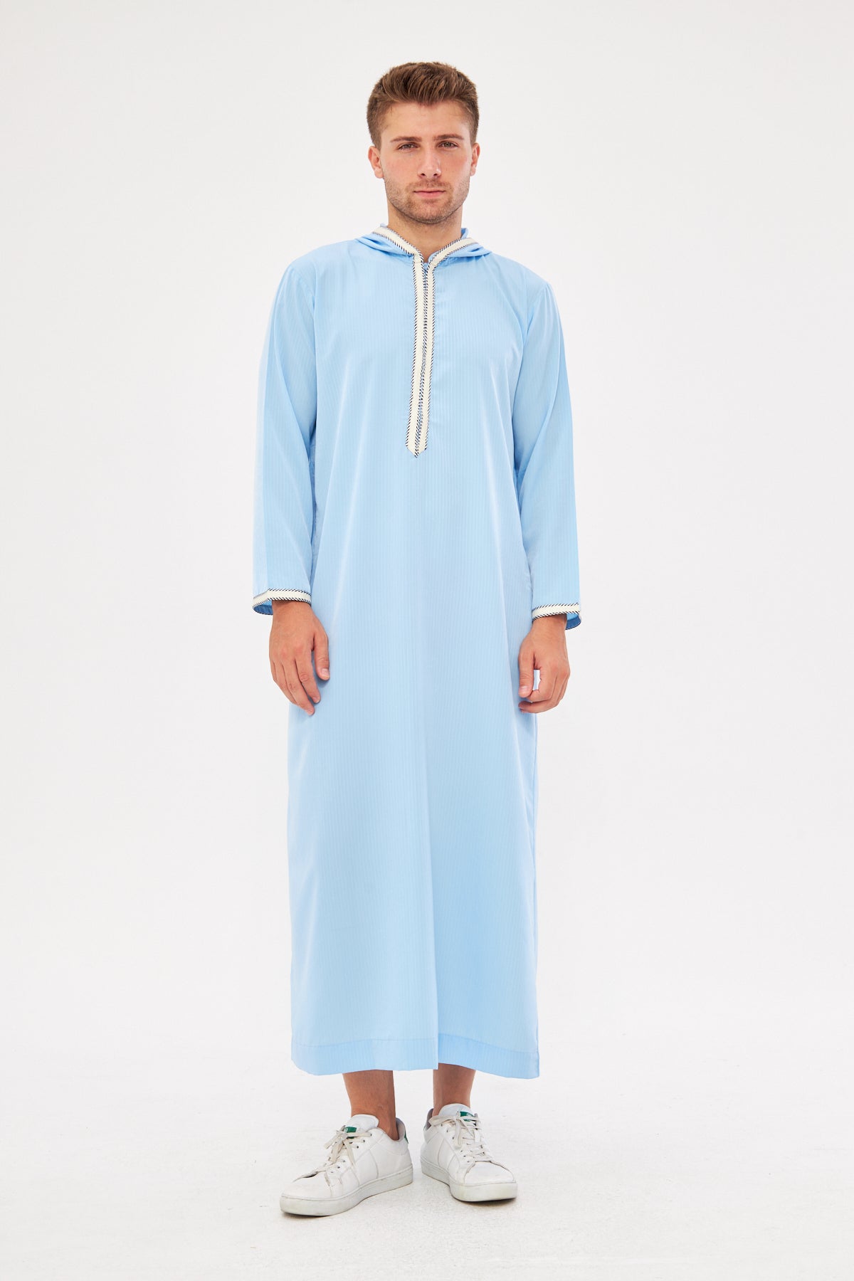 Daddy & Me - Moroccan Long Sleeve Thobe - Light Blue