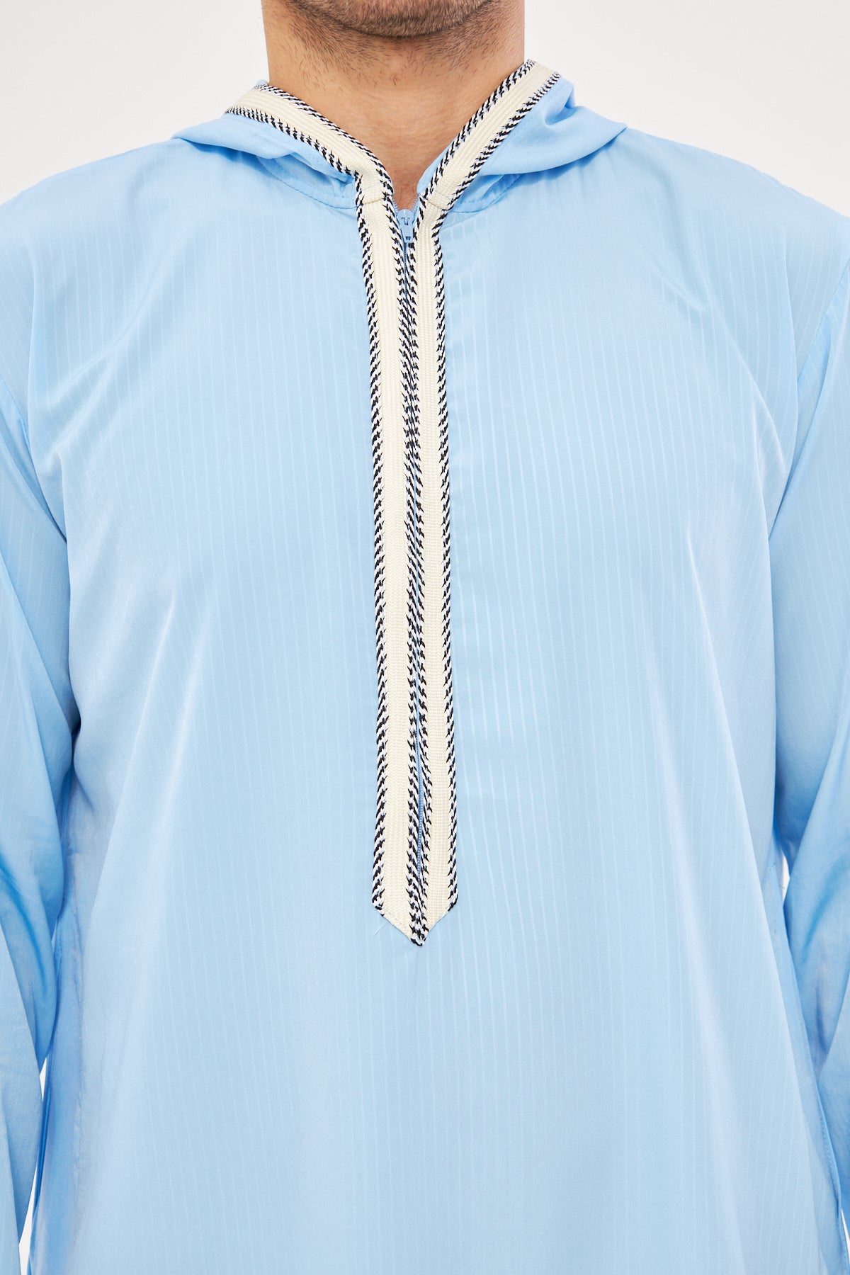 Daddy & Me - Moroccan Long Sleeve Thobe - Light Blue