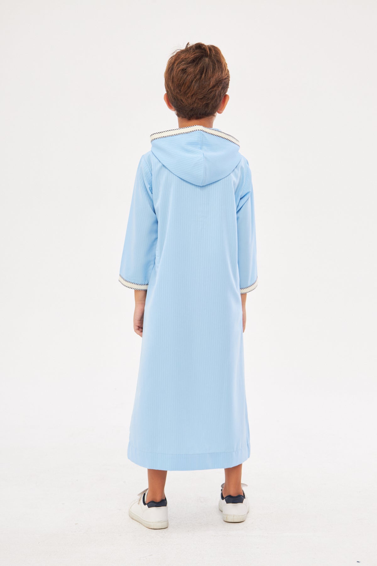 Daddy & Me - Moroccan Boys Long Sleeve Thobe - Light Blue