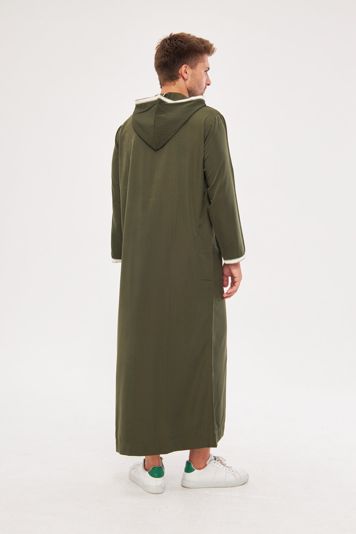Daddy & Me - Moroccan Long Sleeve Thobe - Dark Green