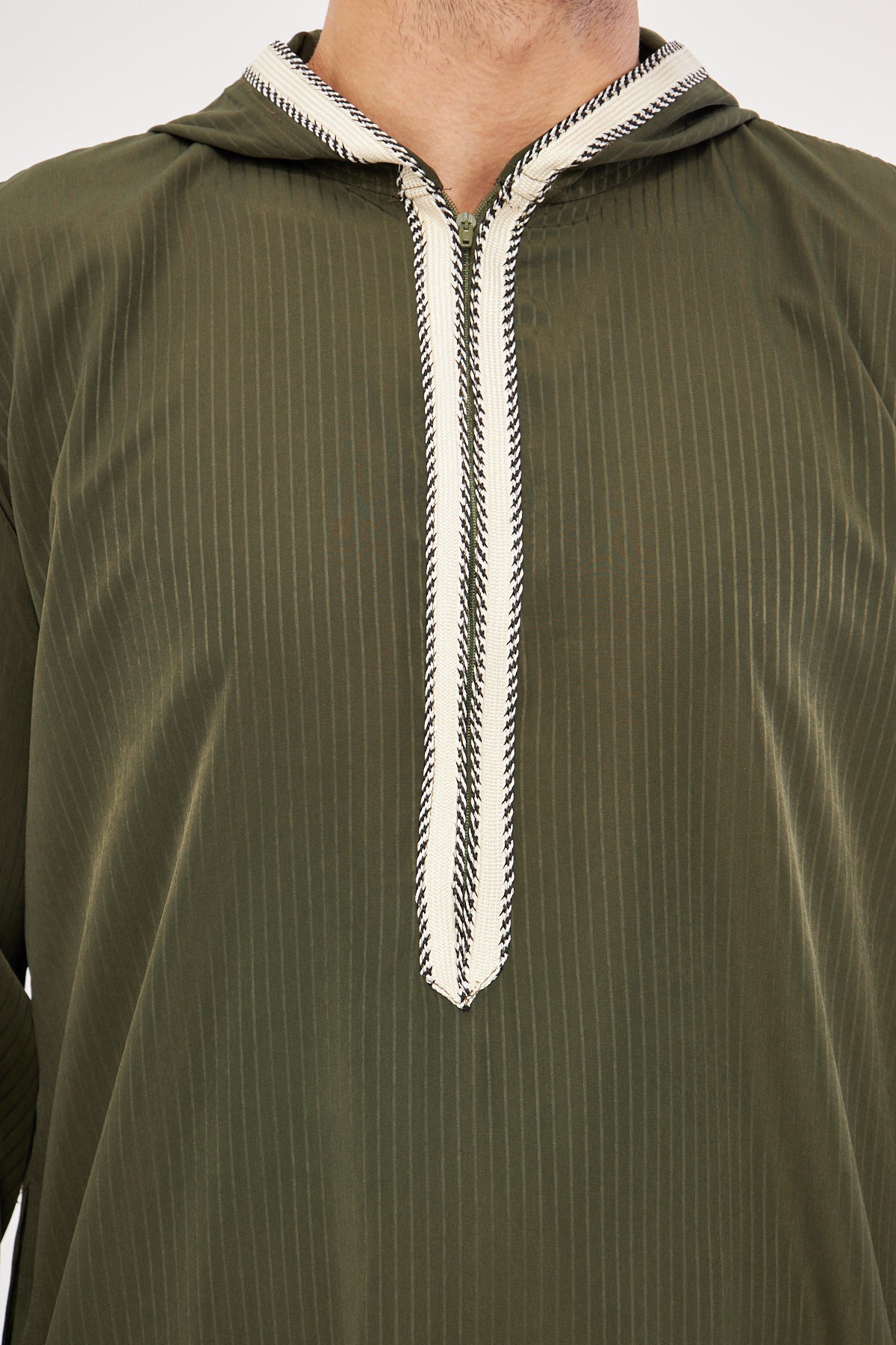 Daddy & Me - Moroccan Long Sleeve Thobe - Dark Green