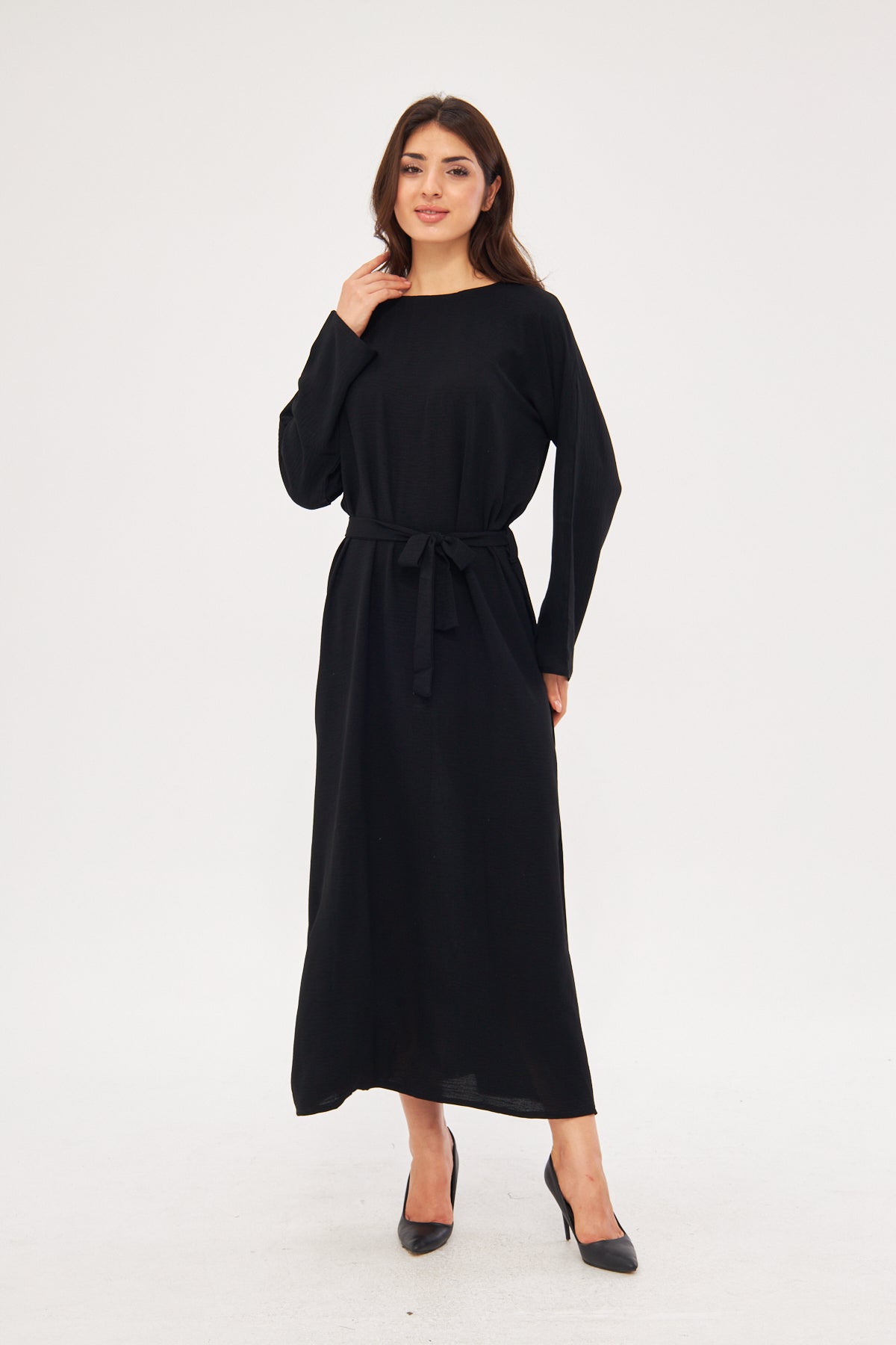 Adjustable Inner Slip Dress Long Sleeve
