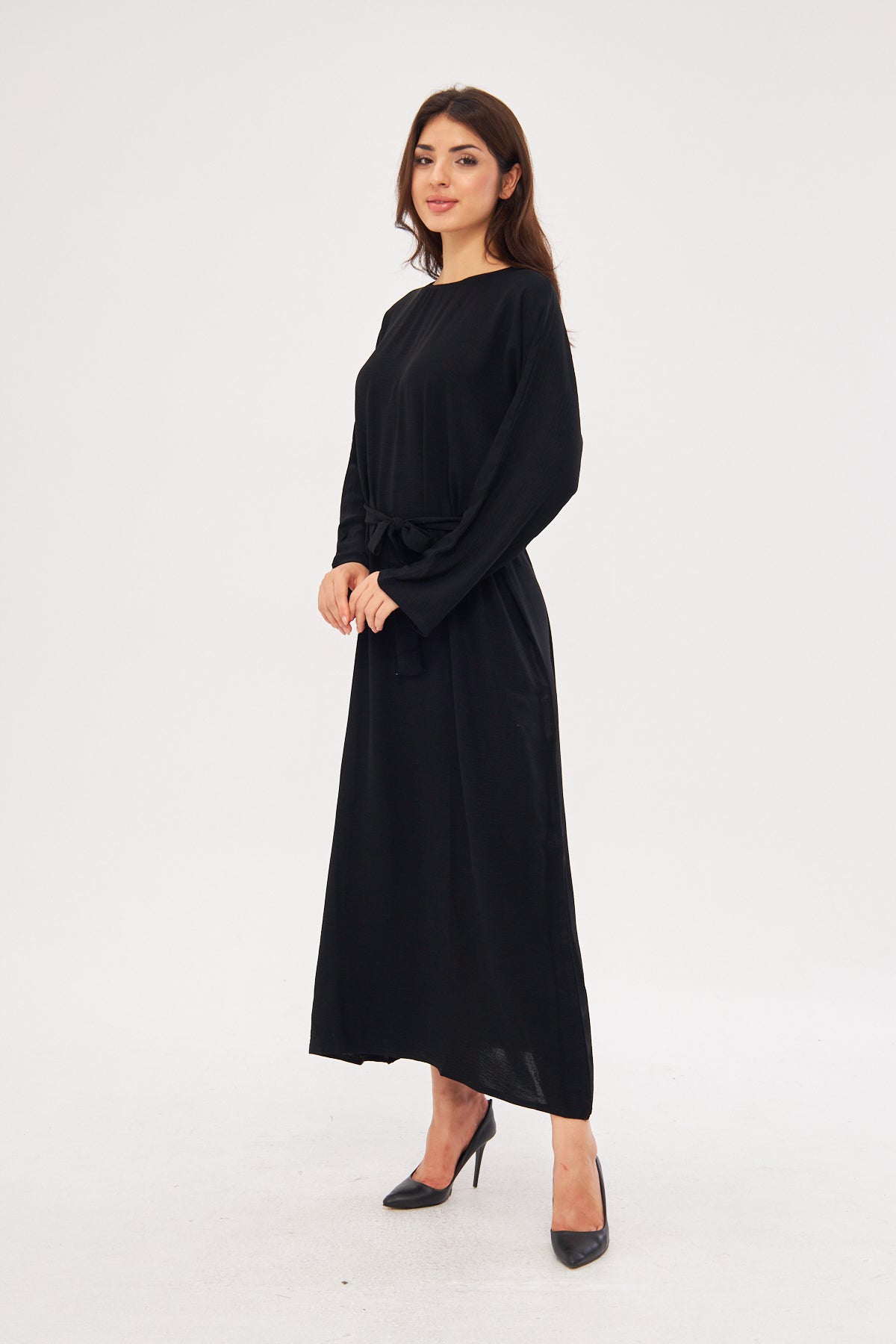 Adjustable Inner Slip Dress Long Sleeve