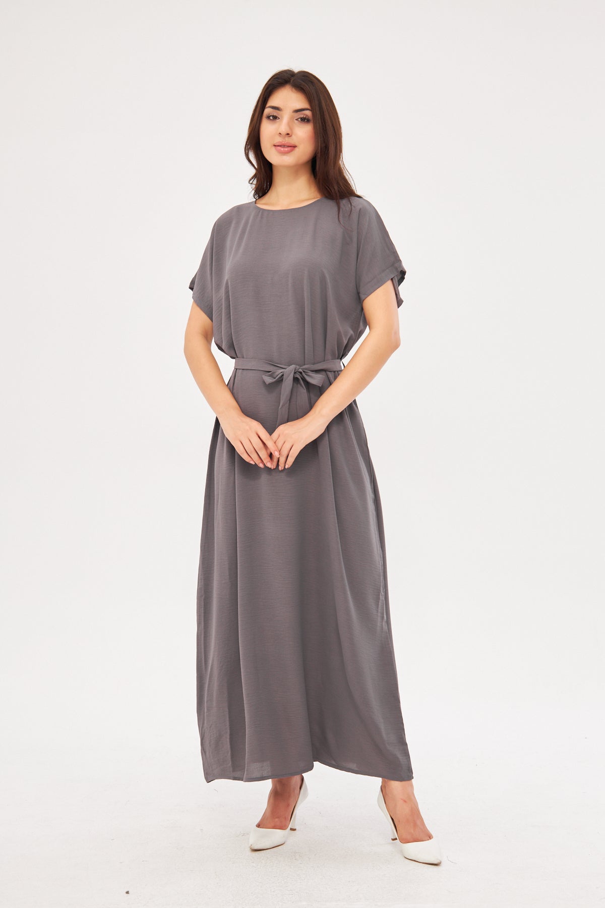 Adjustable Inner Slip Dress Short Sleeve
