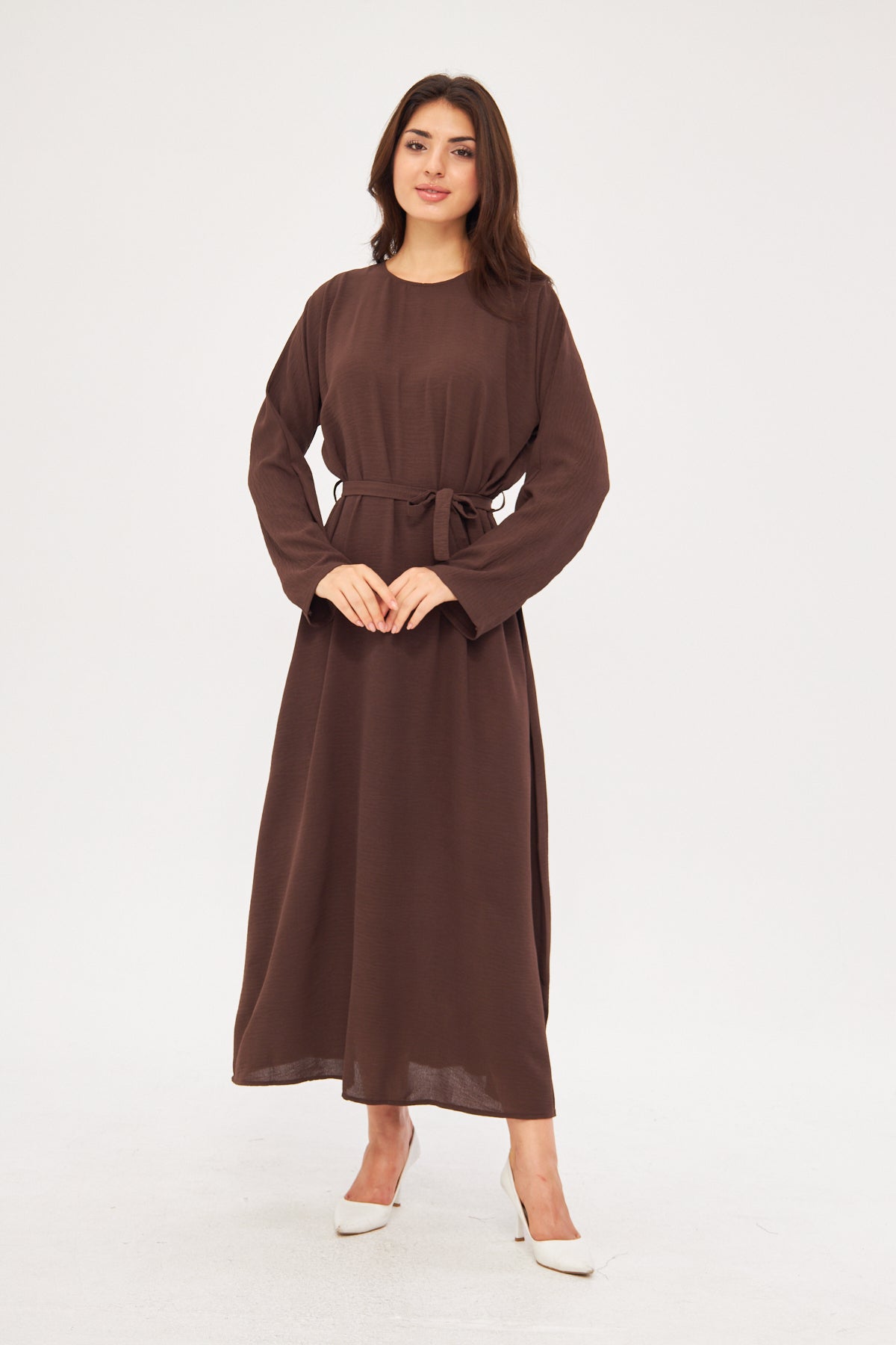 Adjustable Inner Slip Dress Long Sleeve