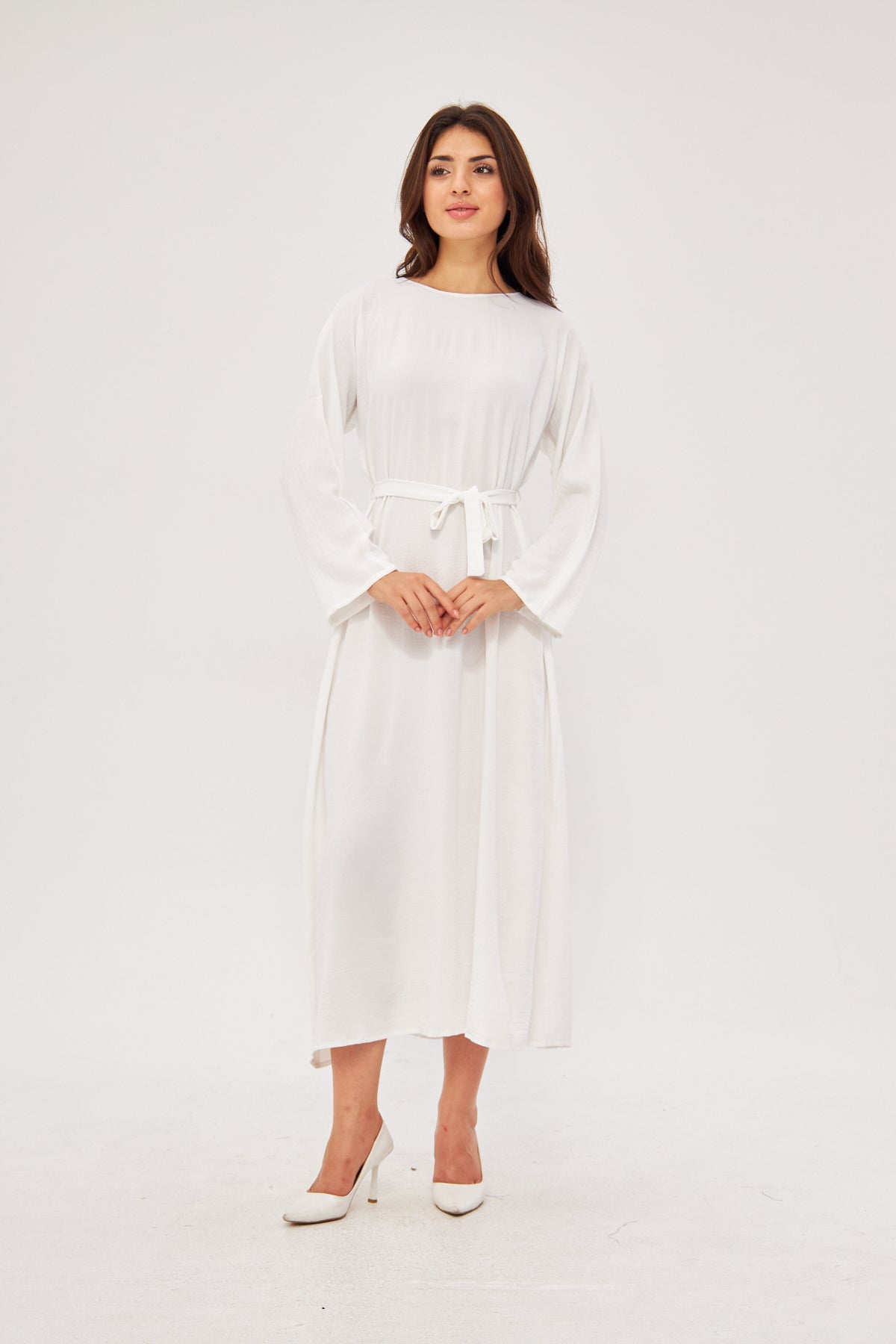 Adjustable Inner Slip Dress Long Sleeve