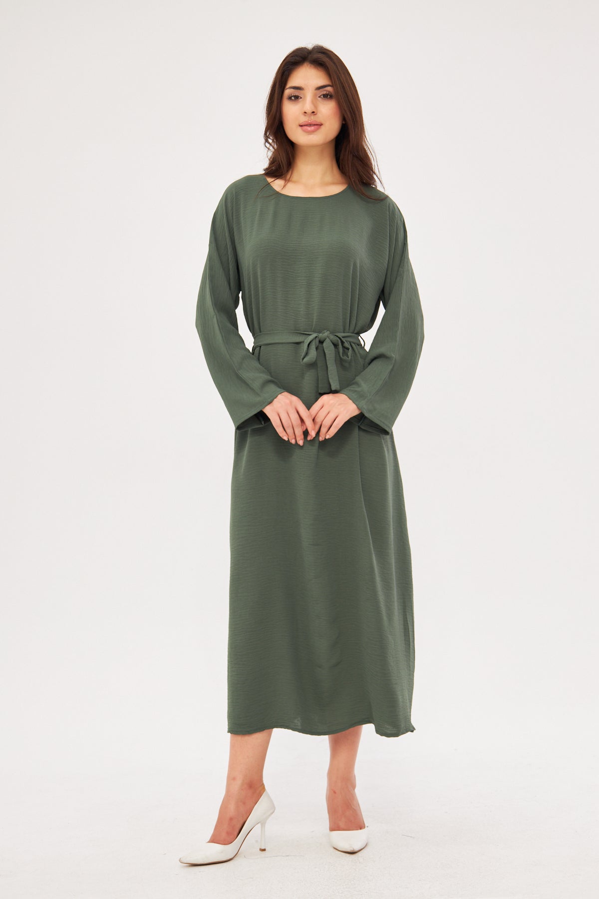 Adjustable Inner Slip Dress Long Sleeve